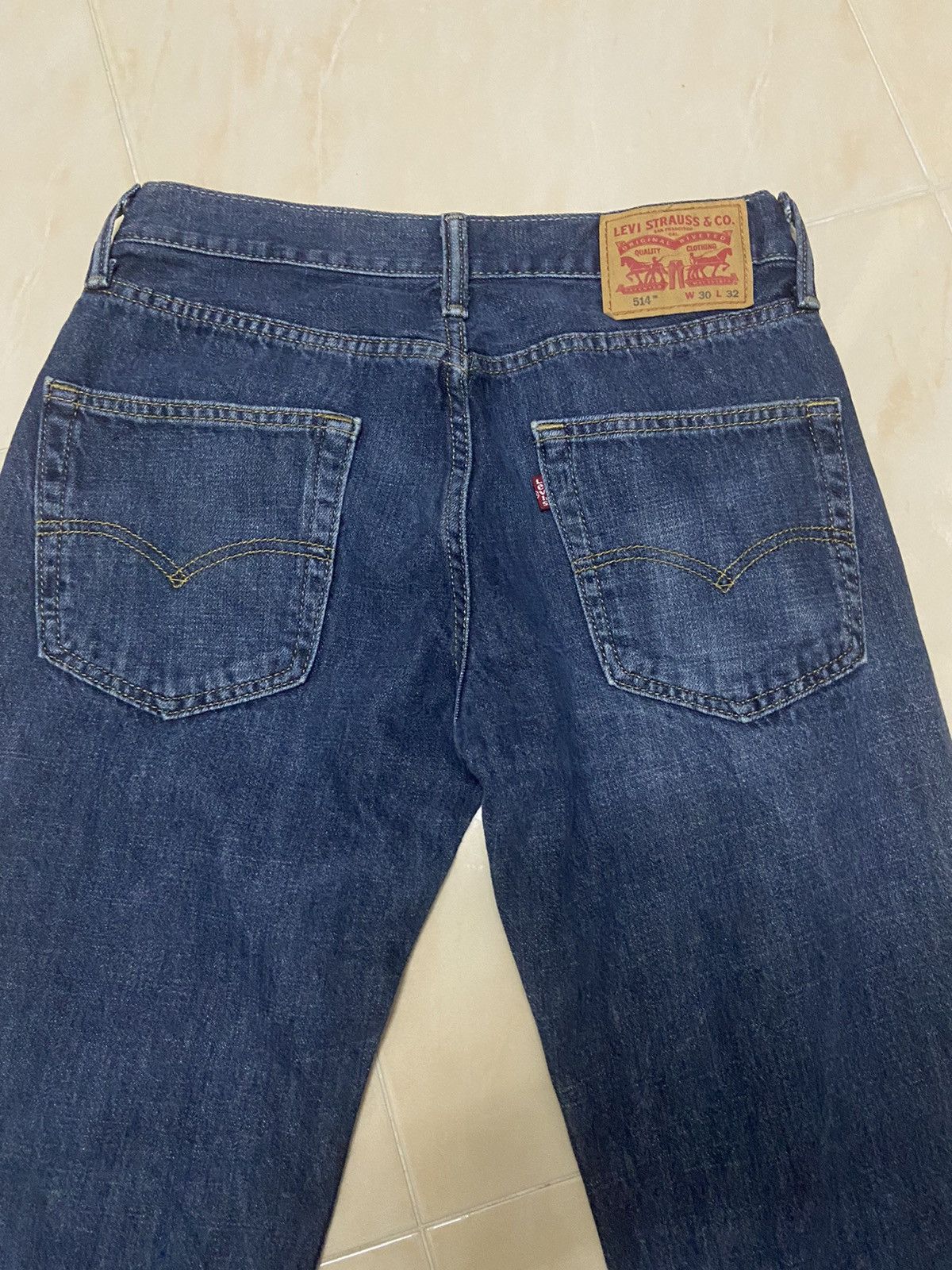 Levi's Vintage 514 Levis Jeans Denim W30 dark blue Size US 30 / EU 46 - 6 Thumbnail