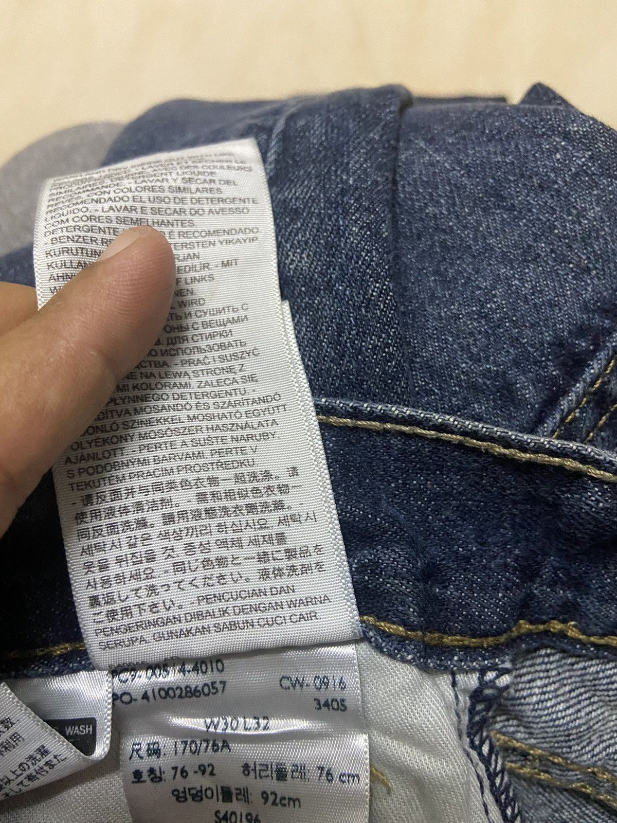 Levi's Vintage 514 Levis Jeans Denim W30 dark blue Size US 30 / EU 46 - 9 Thumbnail