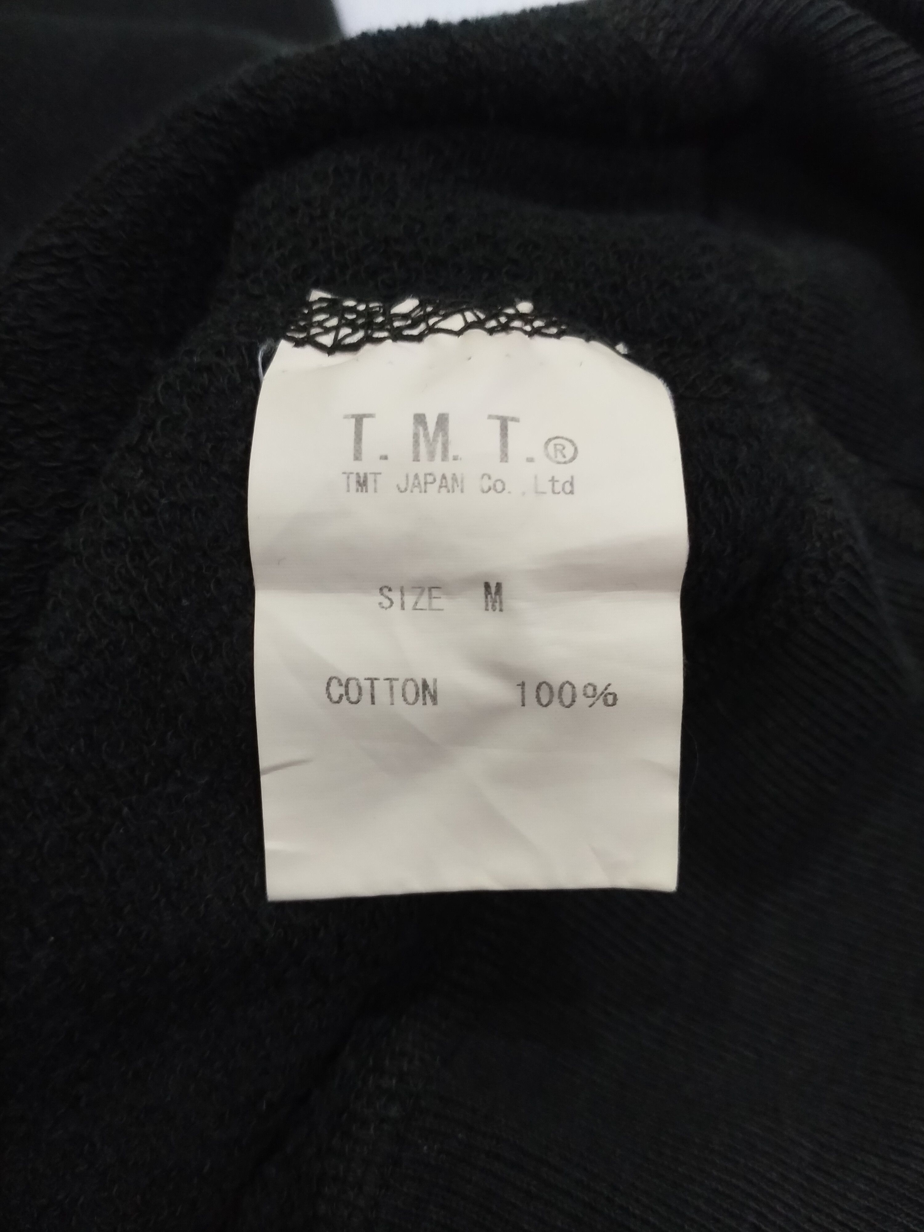 Japanese Brand TMT YOURS Spell Out Big Logo Discoloured Hoodie Size US M / EU 48-50 / 2 - 4 Thumbnail