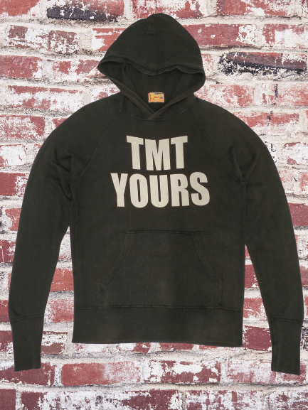 Japanese Brand TMT YOURS Spell Out Big Logo Discoloured Hoodie Size US M / EU 48-50 / 2 - 1 Thumbnail