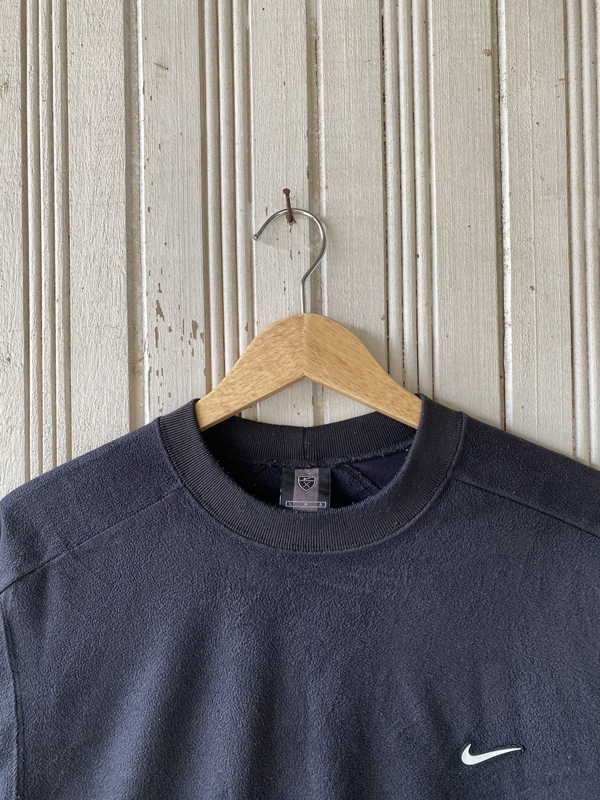 Nike Vintage Y2k Nike Mini Swoosh Sweatshirt Size US L / EU 52-54 / 3 - 3 Thumbnail