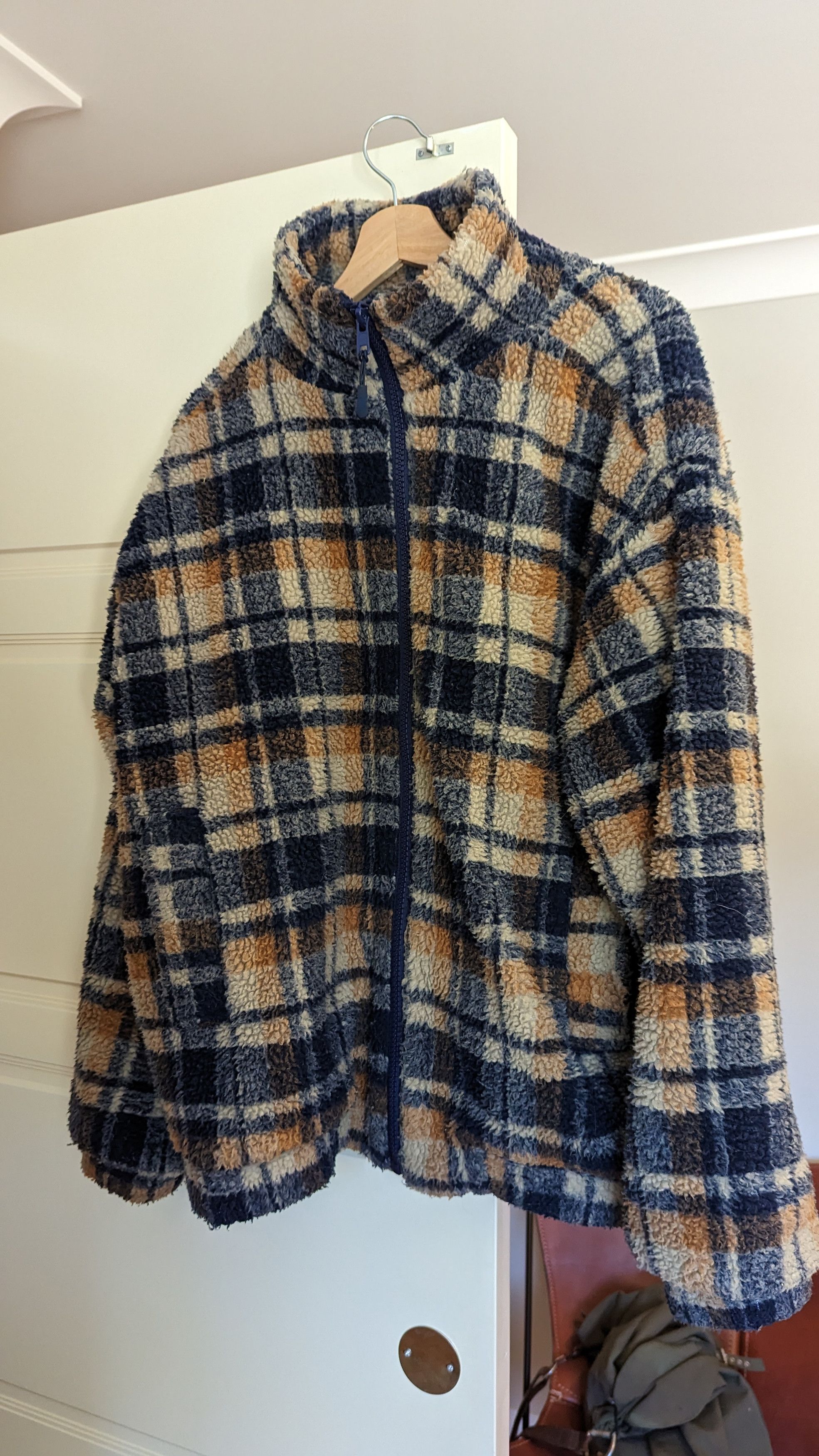 Other Brown & Blue Fleece Light Jacket Size US M / EU 48-50 / 2 - 3 Thumbnail