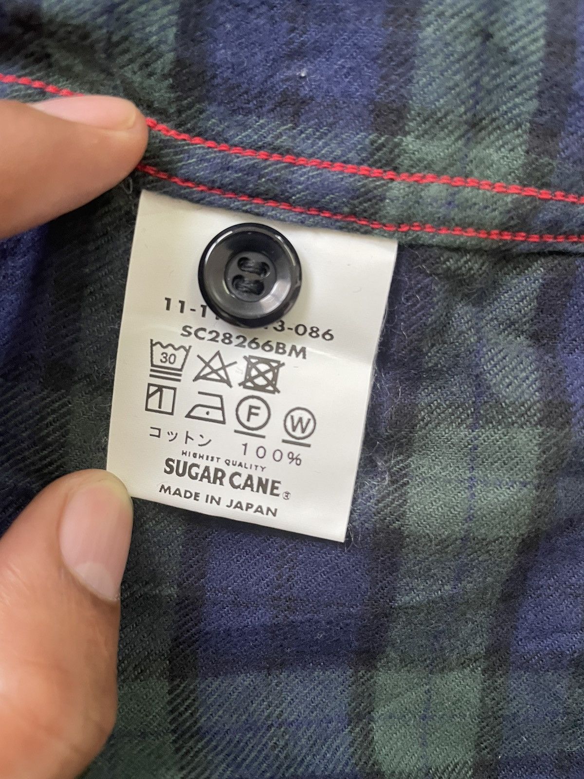 Sugar Cane Sugar cane x beams SS20 flanel bleached Size US M / EU 48-50 / 2 - 7 Thumbnail