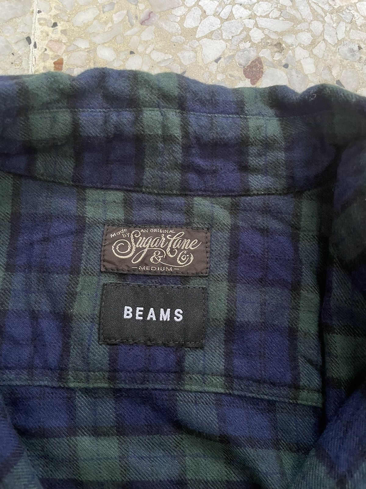 Sugar Cane Sugar cane x beams SS20 flanel bleached Size US M / EU 48-50 / 2 - 6 Thumbnail