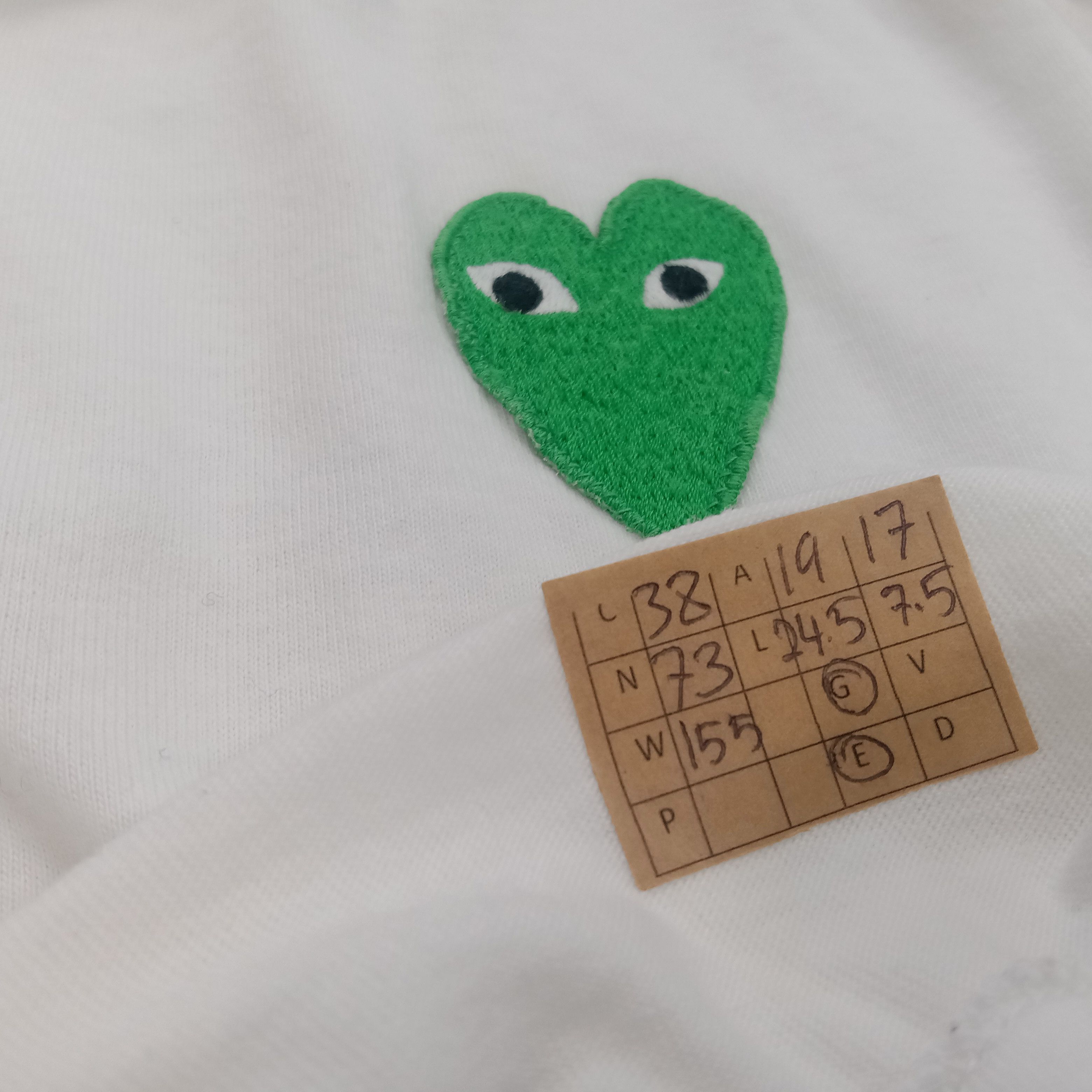 Comme des Garcons PLAY × Japanese Brand × Vintage Comme Des Garcons Play Japanese Brand Tshirt Size US M / EU 48-50 / 2 - 7 Thumbnail