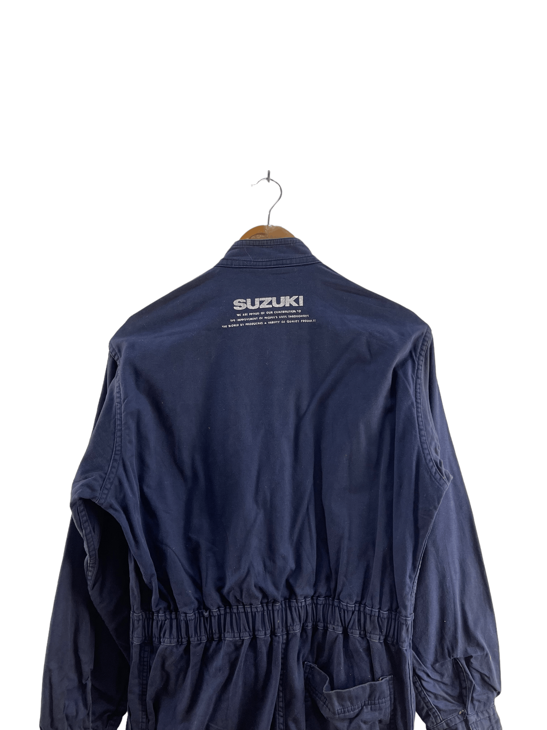 Japanese Brand Vintage Suzuki Overall Jumpsuit Size US 32 / EU 48 - 12 Thumbnail