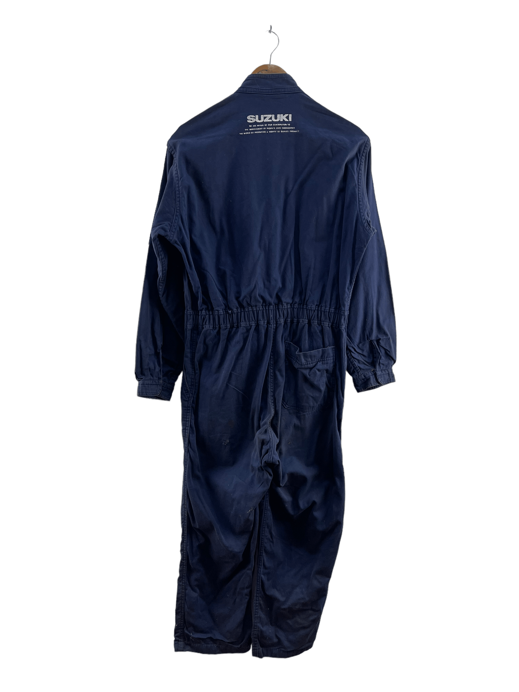 Japanese Brand Vintage Suzuki Overall Jumpsuit Size US 32 / EU 48 - 1 Thumbnail