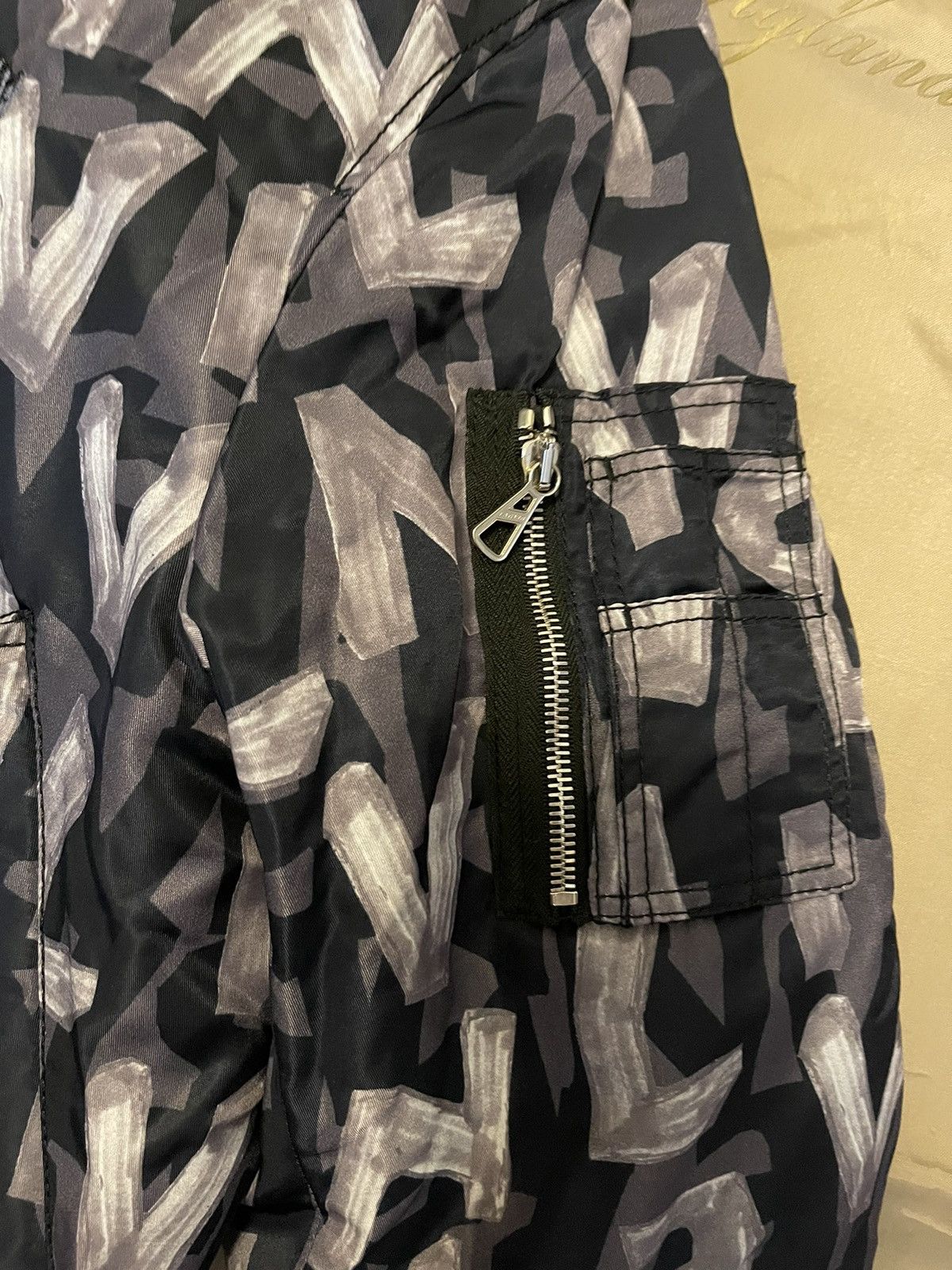 Lanvin LANVIN LOGO BOMBER JACKET Size 46 $2500 black Size US S / EU 44-46 / 1 - 2 Thumbnail