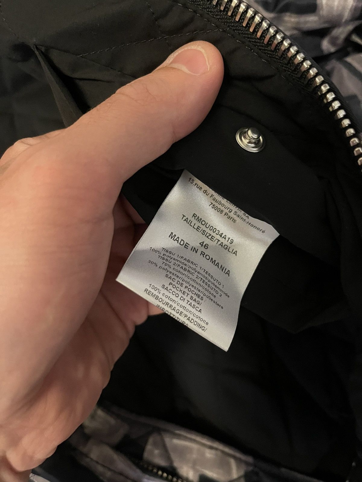 Lanvin LANVIN LOGO BOMBER JACKET Size 46 $2500 black Size US S / EU 44-46 / 1 - 5 Thumbnail