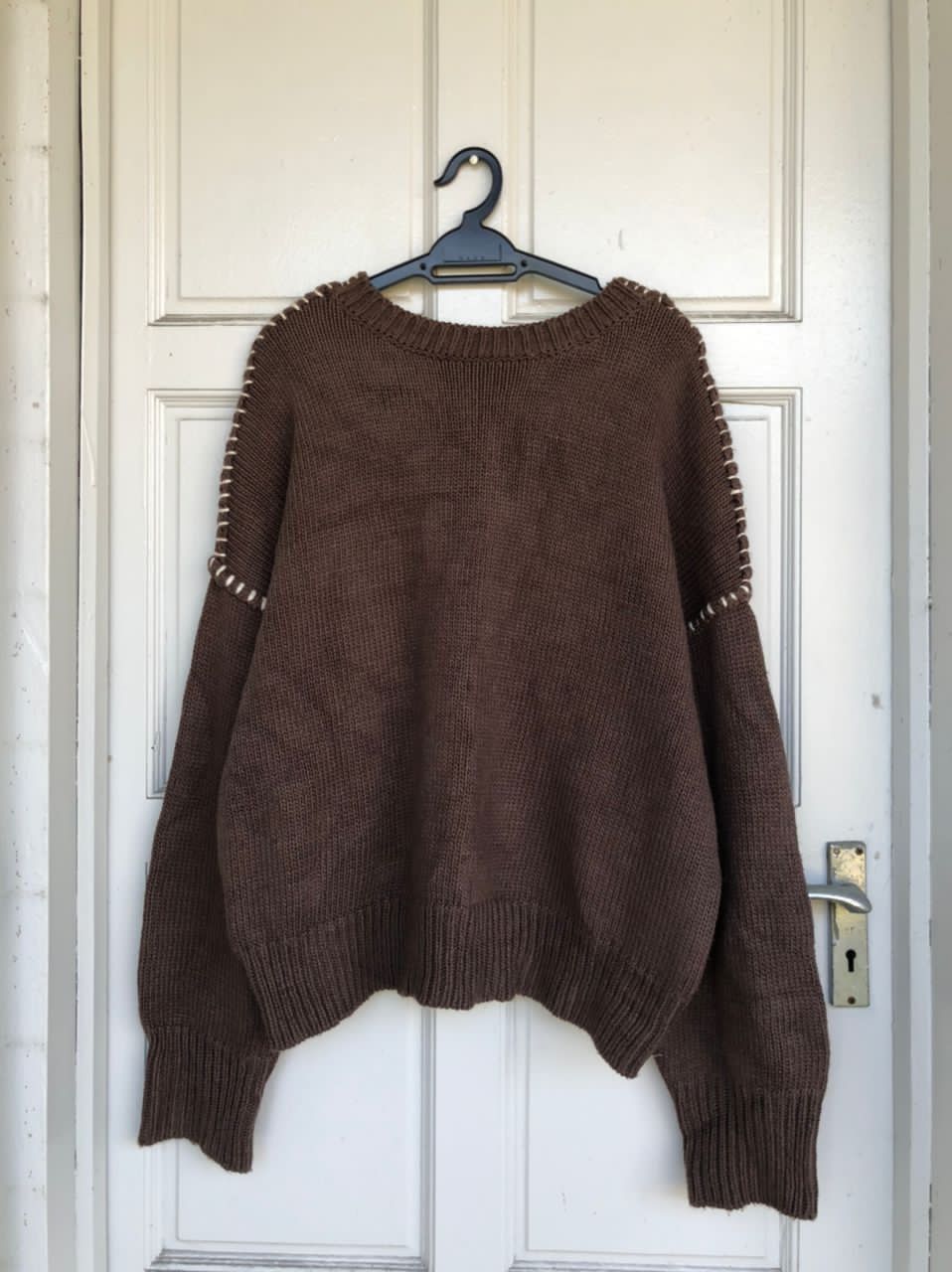 Unbrand Baggy Knitwear very nice patern brown colour