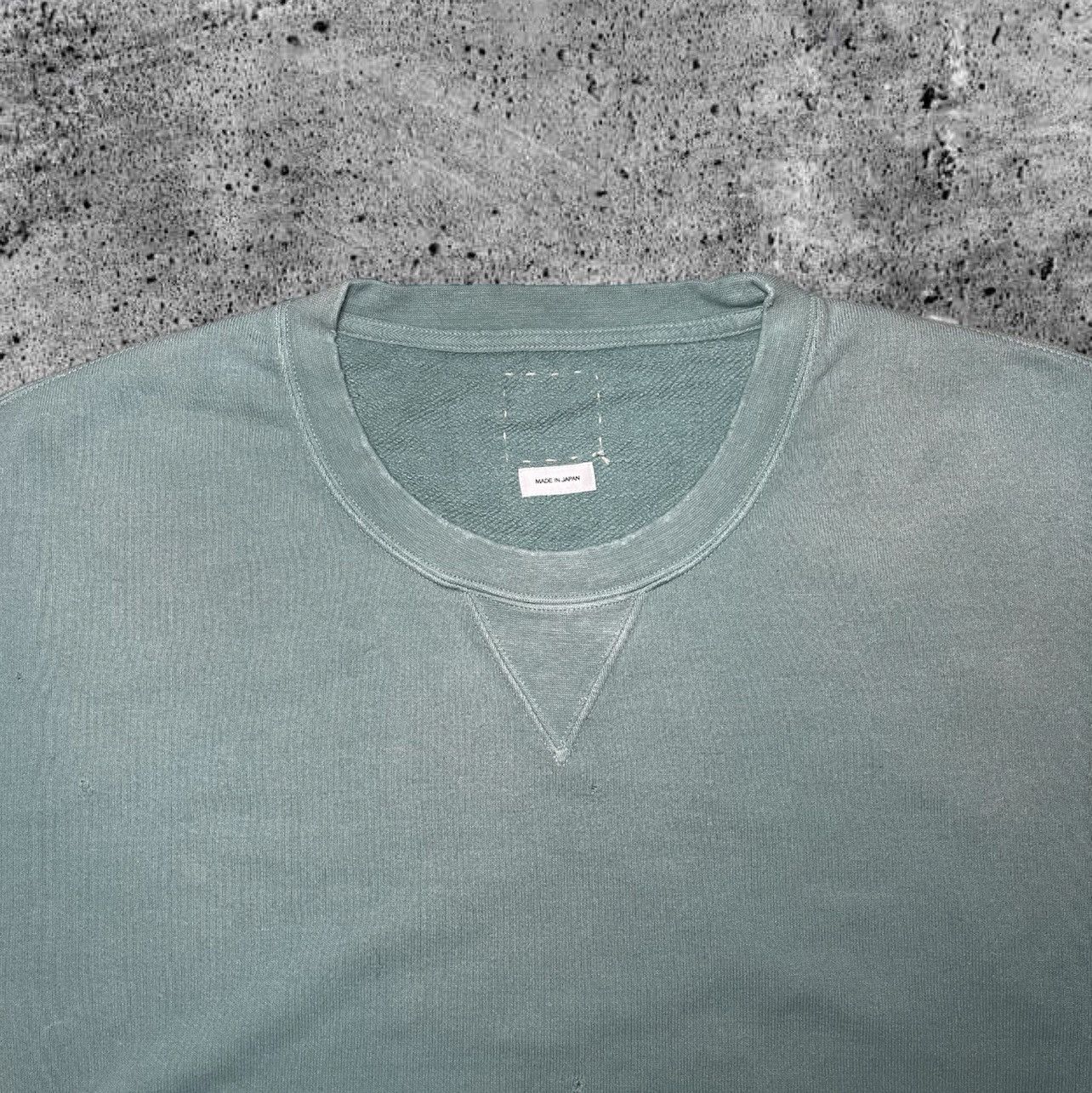 最終visvim amplus sweat s/s crash lt.blue AMPLUS CREW L/S CRASH W