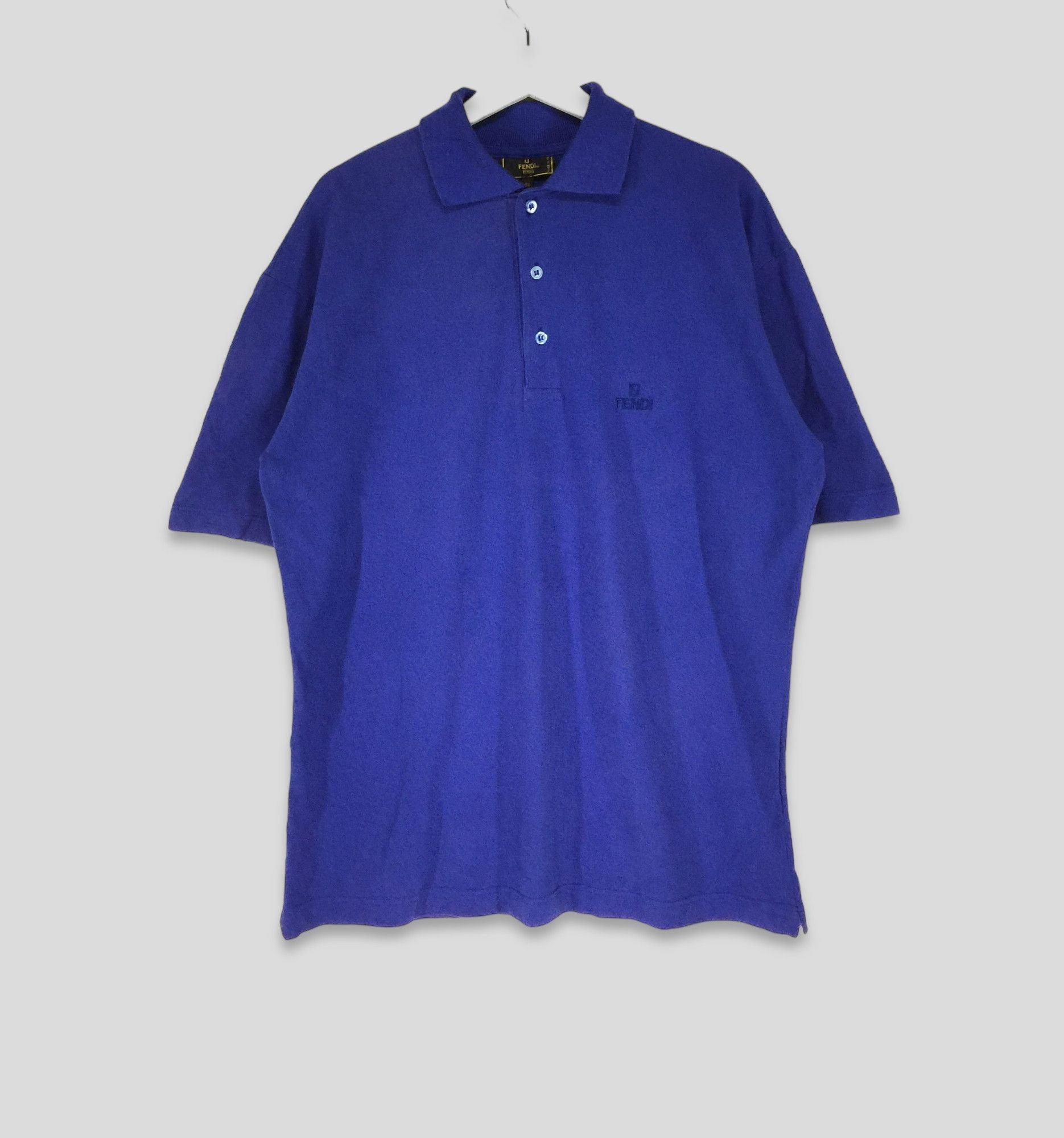 Designer × Fendi Fendi logo polo shirt Size US L / EU 52-54 / 3 - 1 Thumbnail