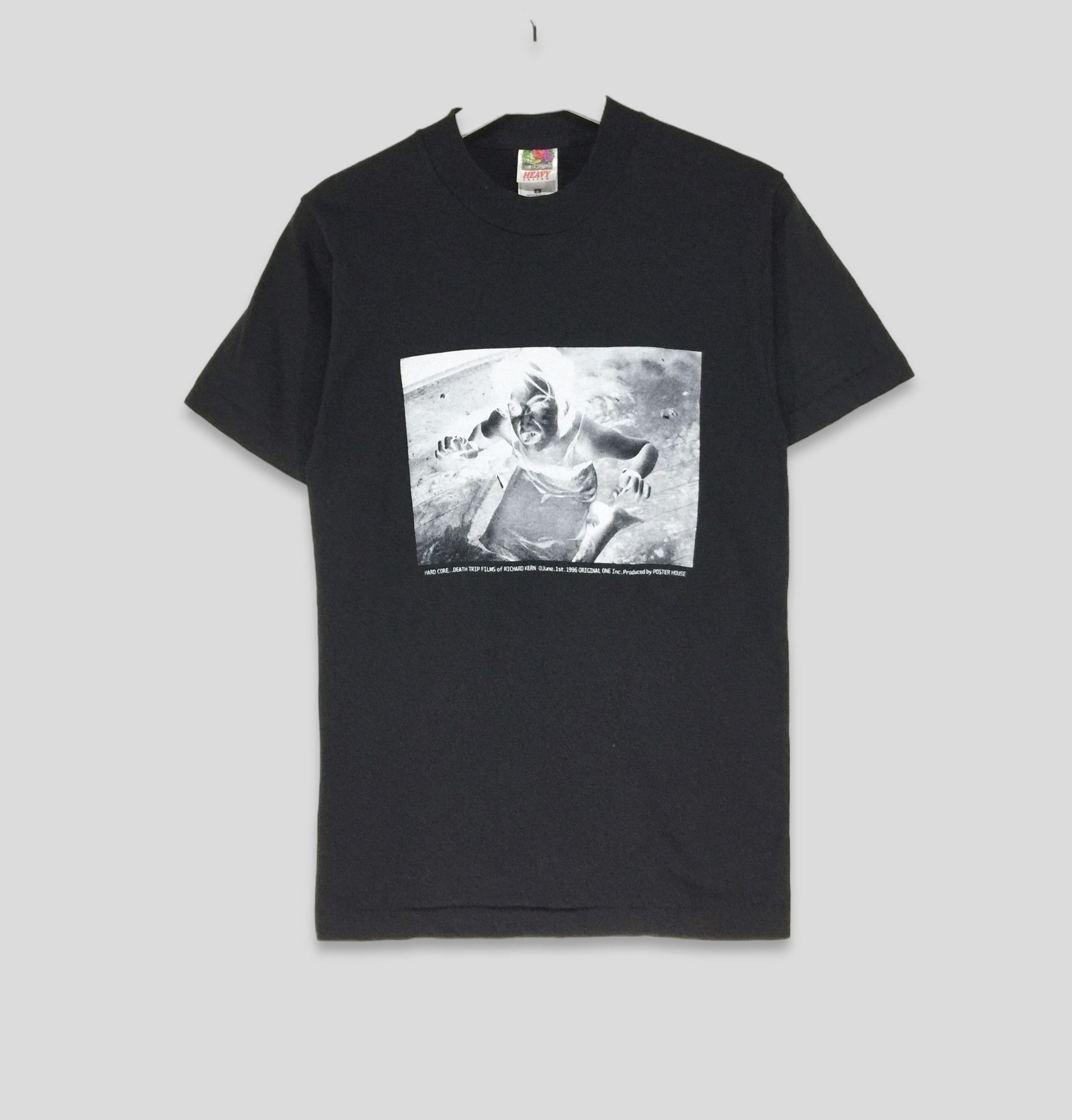 Vintage Vintage 90s Hard core Death trip explicit film tee Size US S / EU 44-46 / 1 - 1 Thumbnail