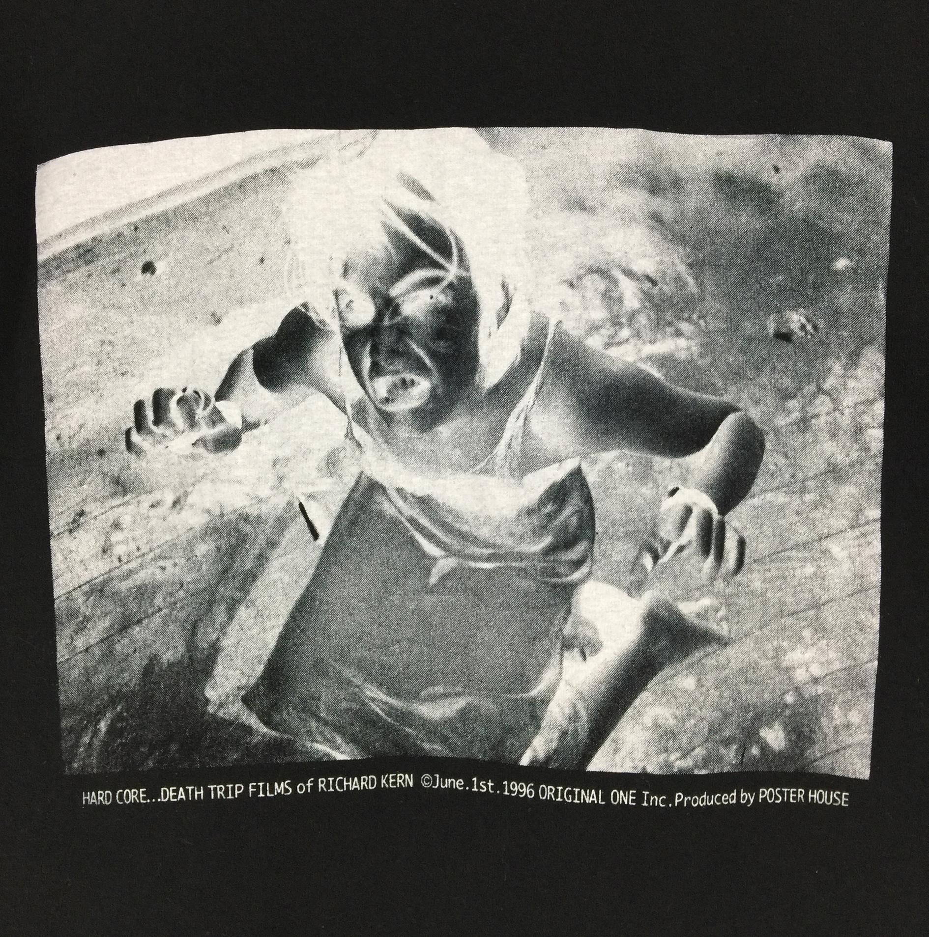 Vintage Vintage 90s Hard core Death trip explicit film tee Size US S / EU 44-46 / 1 - 3 Thumbnail