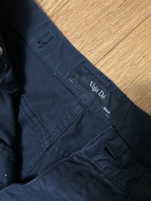 Vuja De Vuja De Black Flared Cargo Pants Grailed