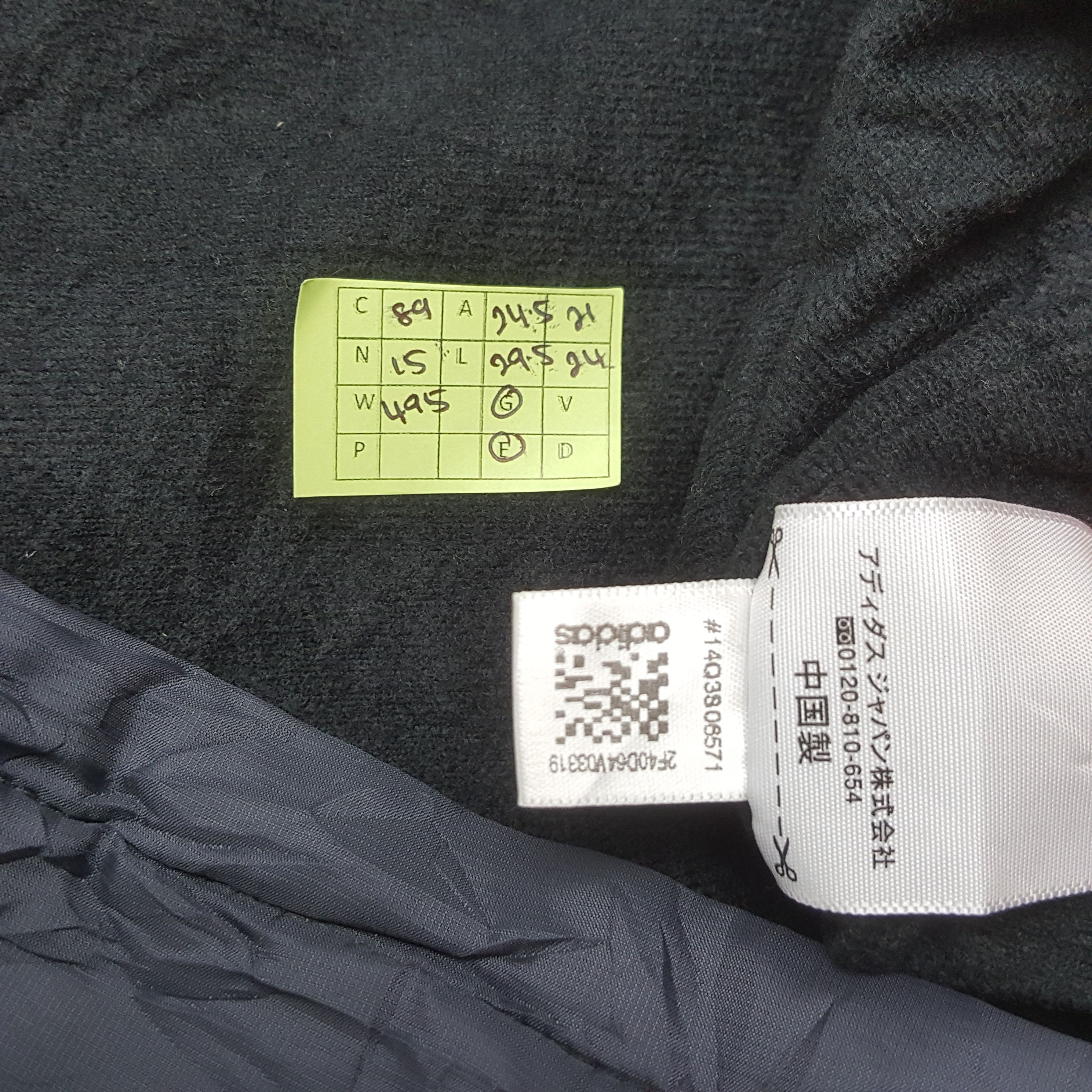 Adidas × Vintage × Yohji Yamamoto Vintage Adidas Yohji Yamamoto Japanese Custom Art Hoodies Size US L / EU 52-54 / 3 - 8 Thumbnail