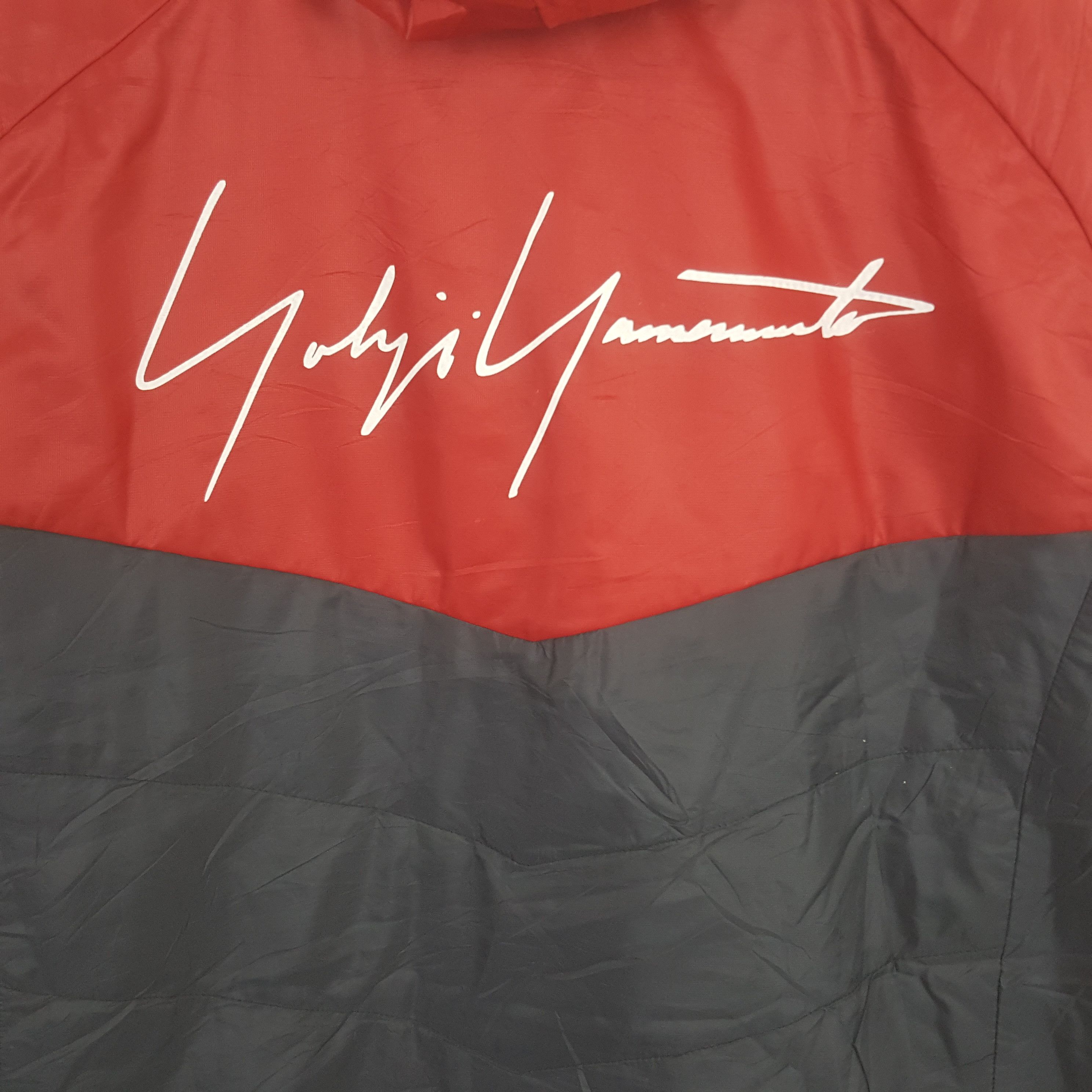 Adidas × Vintage × Yohji Yamamoto Vintage Adidas Yohji Yamamoto Japanese Custom Art Hoodies Size US L / EU 52-54 / 3 - 2 Thumbnail