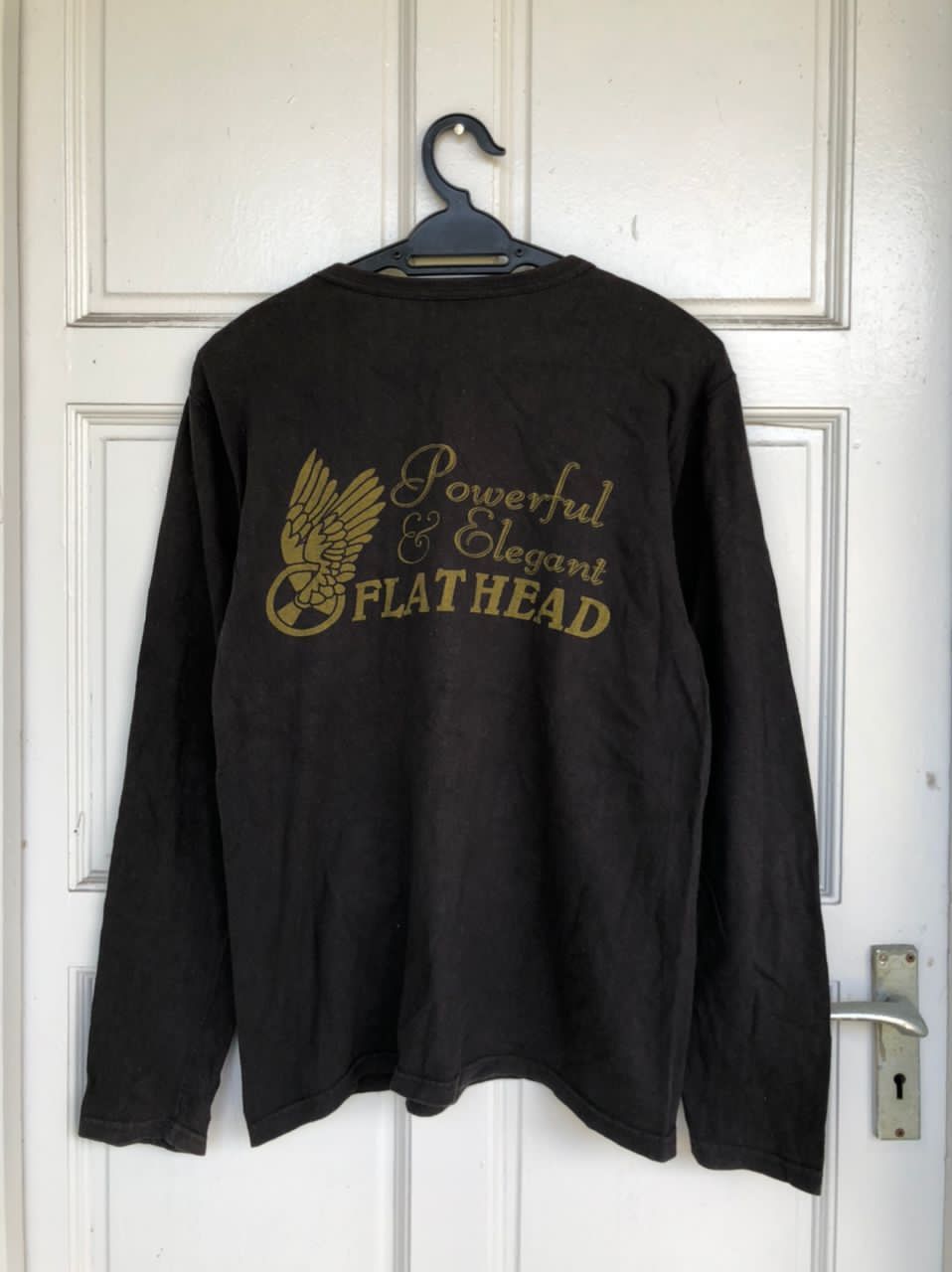Japanese Brand × The Flat Head × Vintage Vintage FLATHEAD long sleeve tshirt Size US M / EU 48-50 / 2 - 6 Thumbnail