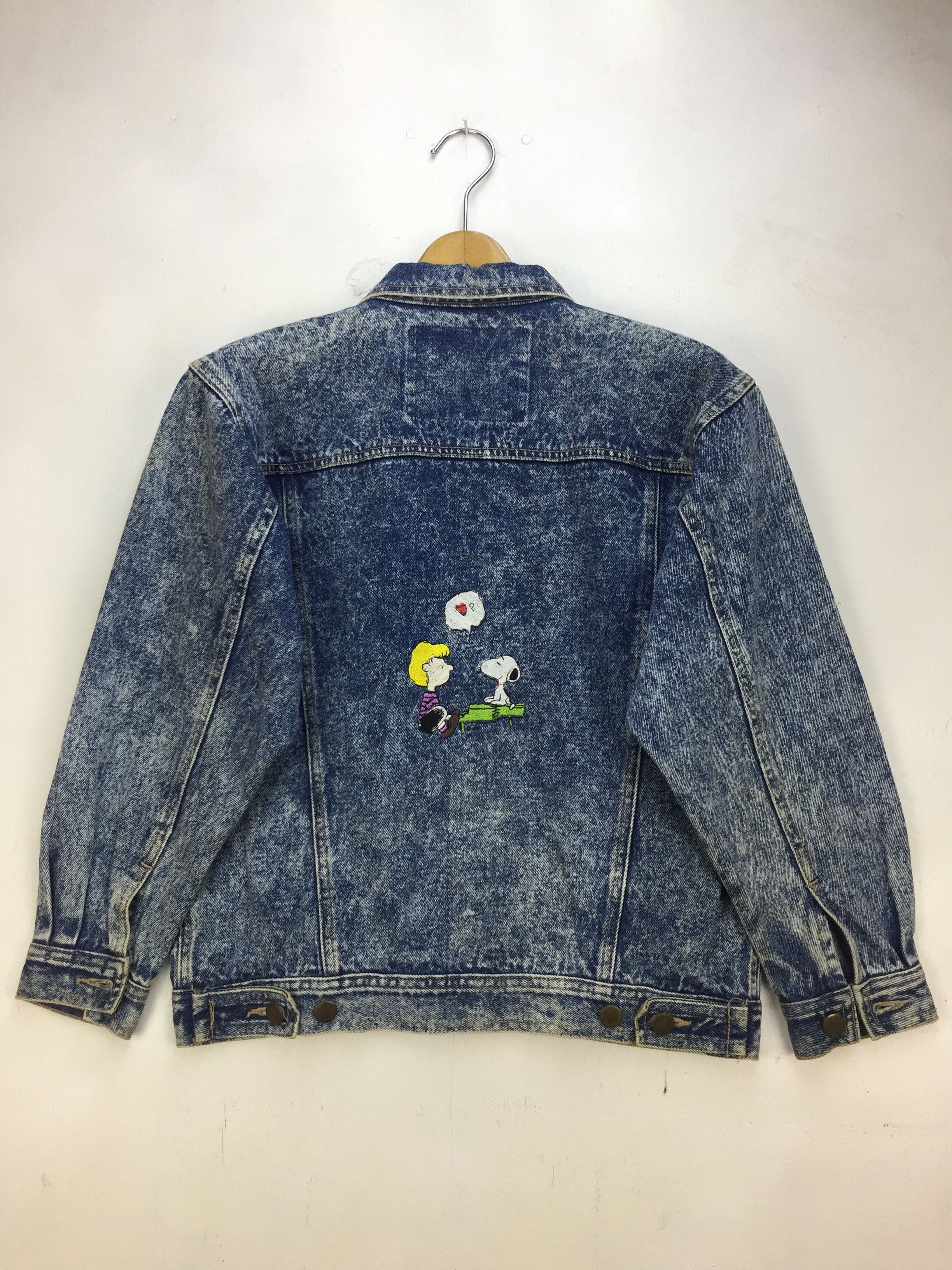 Cartoon Network VINTAGE EXPOSE X SNOOPY STONE ACID WASH DENIM JACKET Size US M / EU 48-50 / 2 - 1 Thumbnail