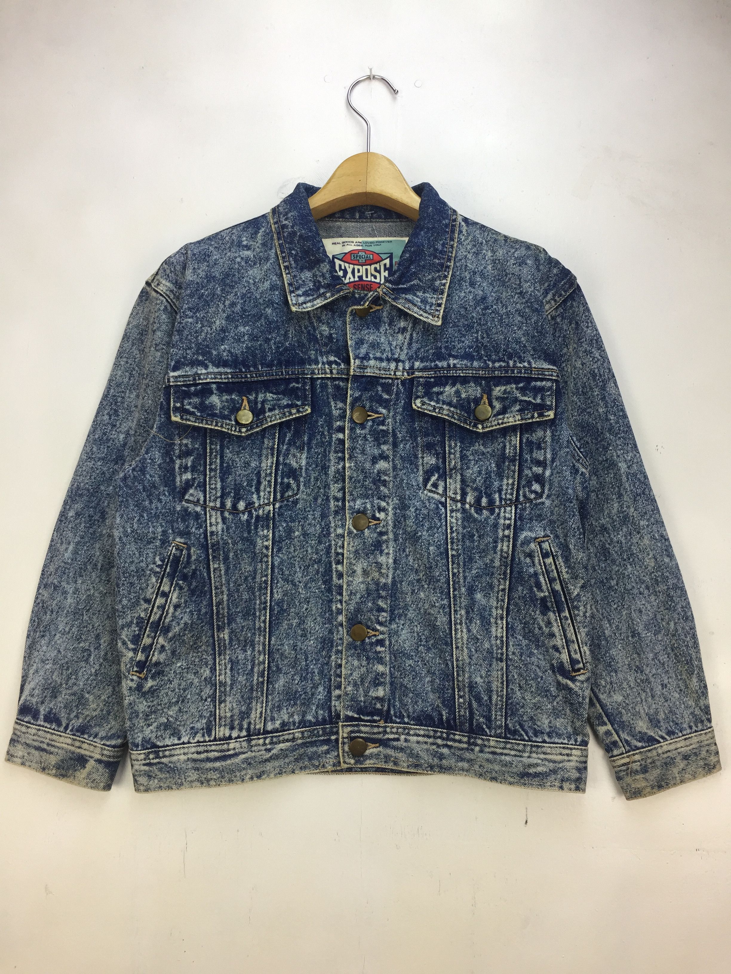 Cartoon Network VINTAGE EXPOSE X SNOOPY STONE ACID WASH DENIM JACKET Size US M / EU 48-50 / 2 - 3 Thumbnail