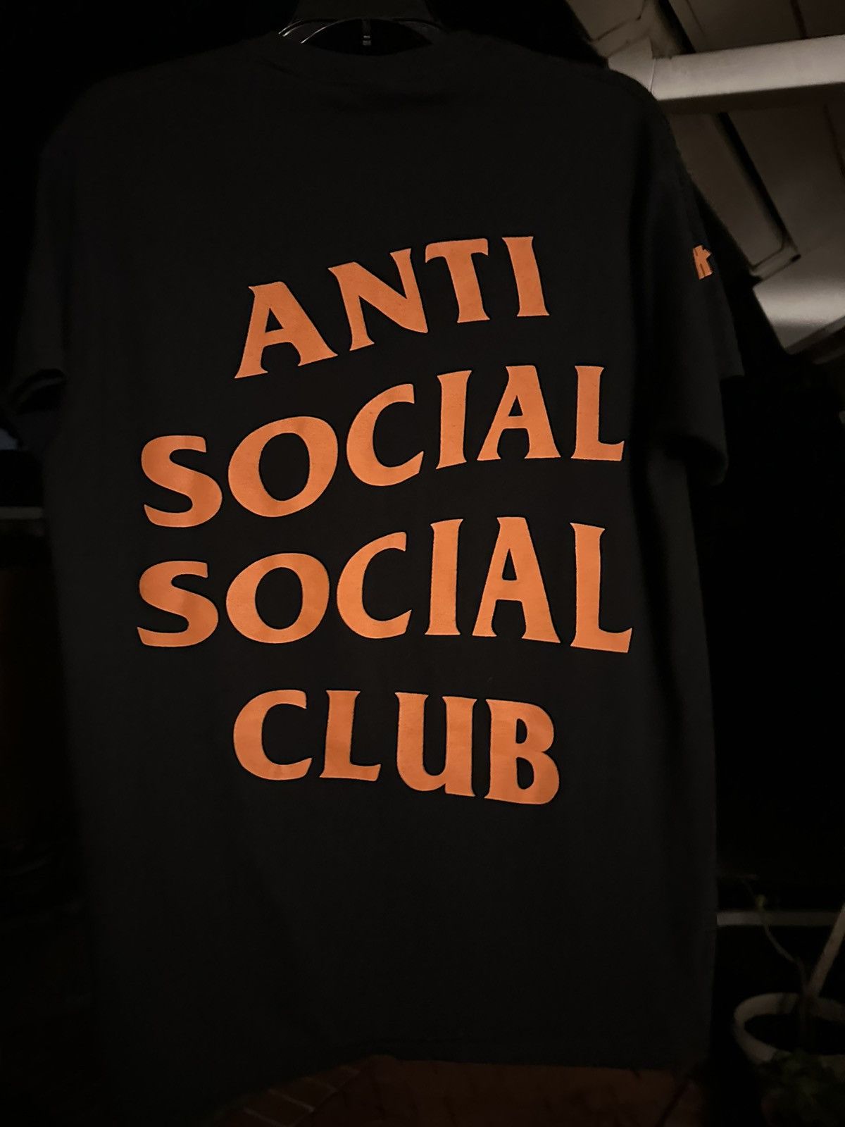 Anti Social Social Club x Undefeated Paranoid Black Tee
