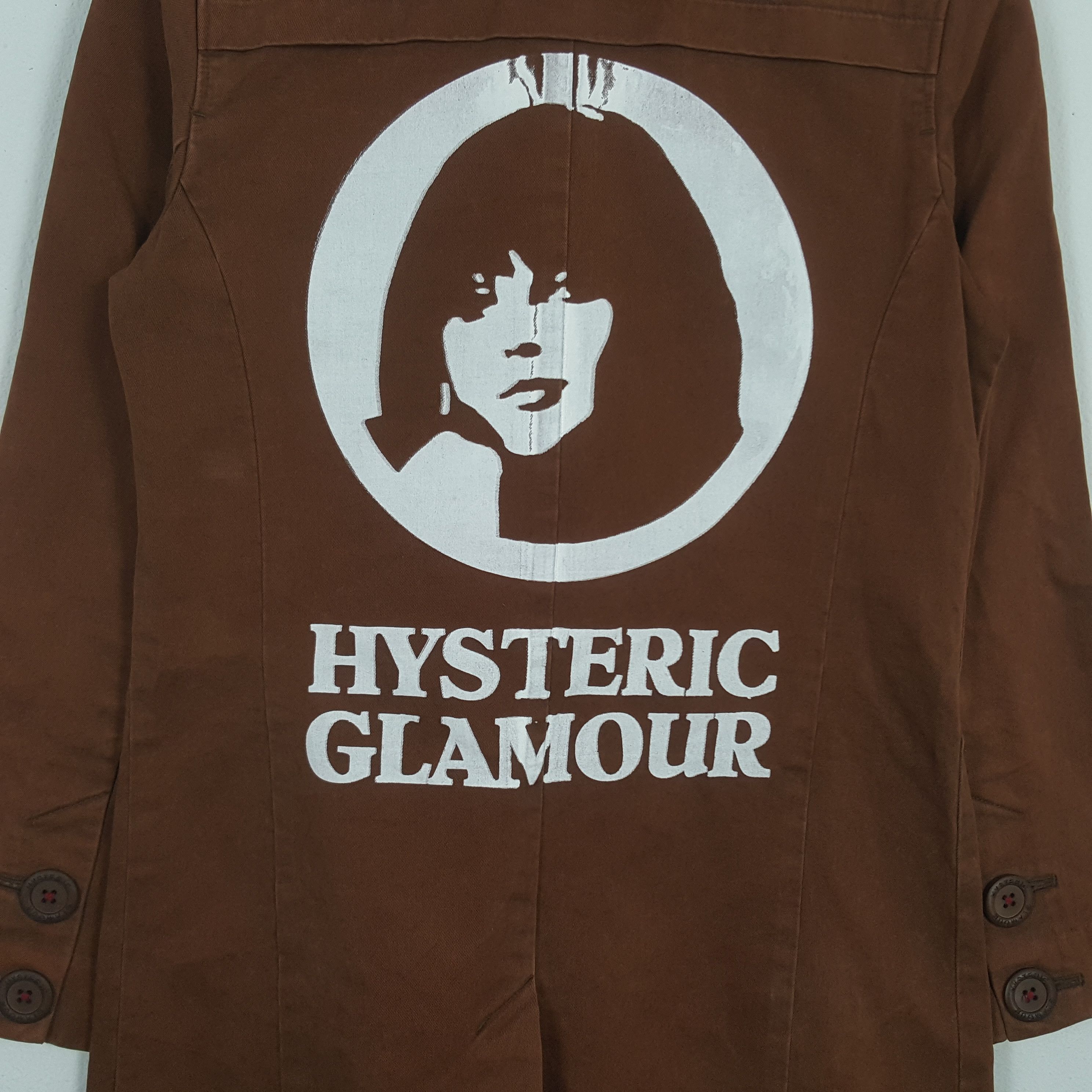 Hysteric Glamour × Vintage Vintage Hysteric Glamour Custom Art Big Logo Long Jacket Size XS / US 0-2 / IT 36-38 - 2 Thumbnail