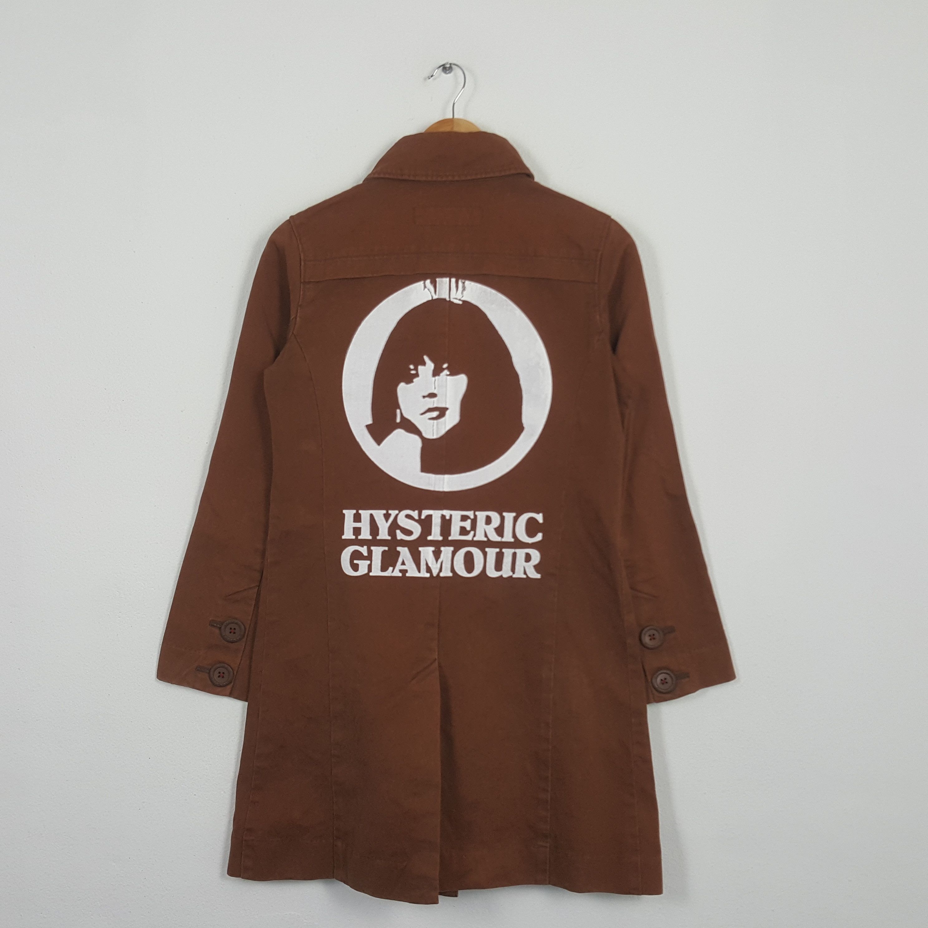 Hysteric Glamour × Vintage Vintage Hysteric Glamour Custom Art Big Logo Long Jacket Size XS / US 0-2 / IT 36-38 - 1 Thumbnail