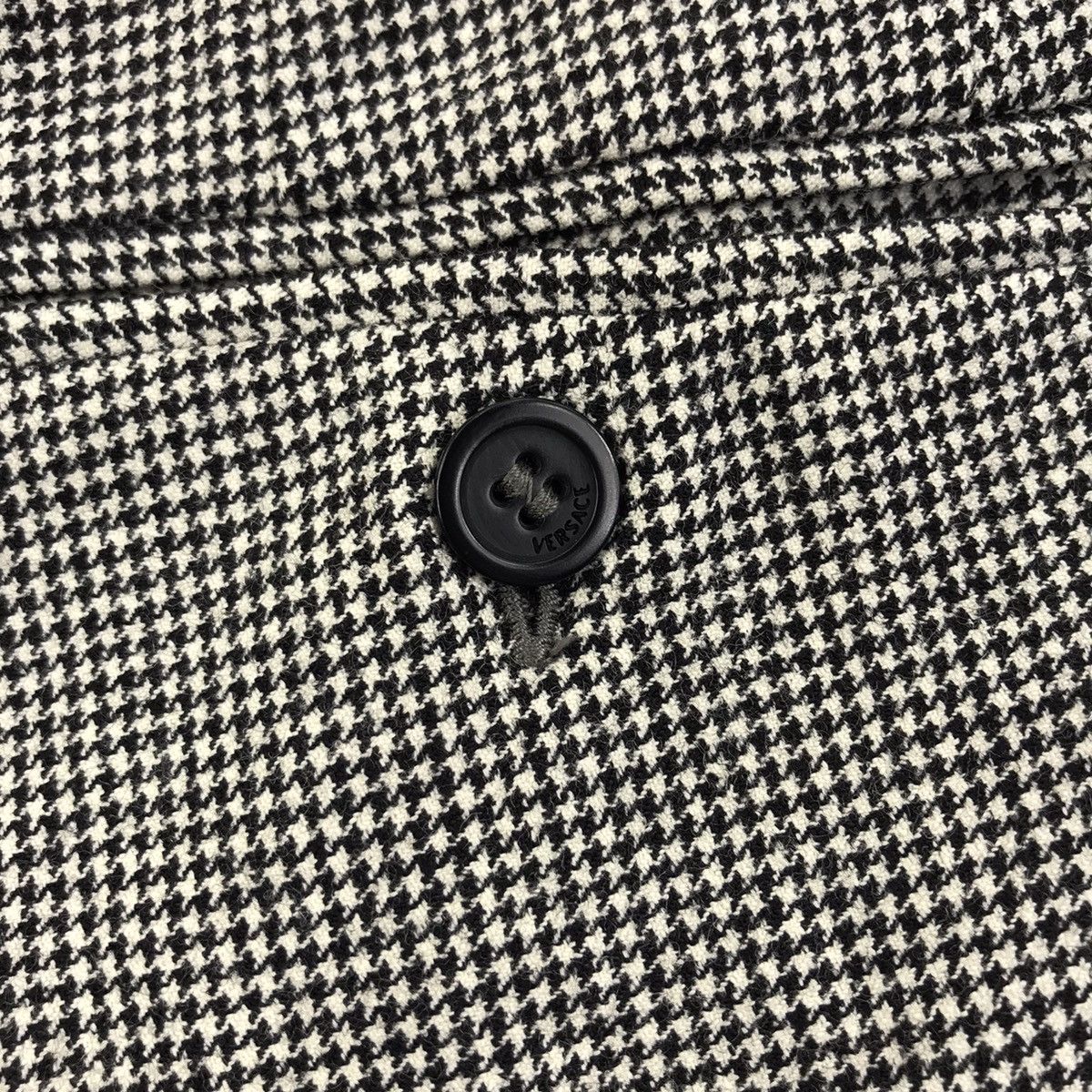 Gianni Valentino GIANNI VERSACE Italy Designer Straight Cut Wool Trousers Size US 30 / EU 46 - 9 Thumbnail