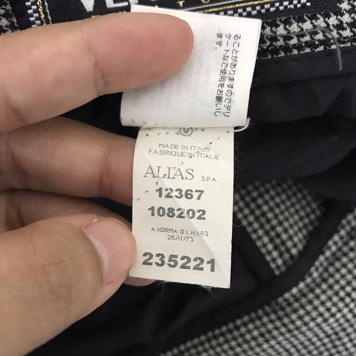 Gianni Valentino GIANNI VERSACE Italy Designer Straight Cut Wool Trousers Size US 30 / EU 46 - 6 Thumbnail