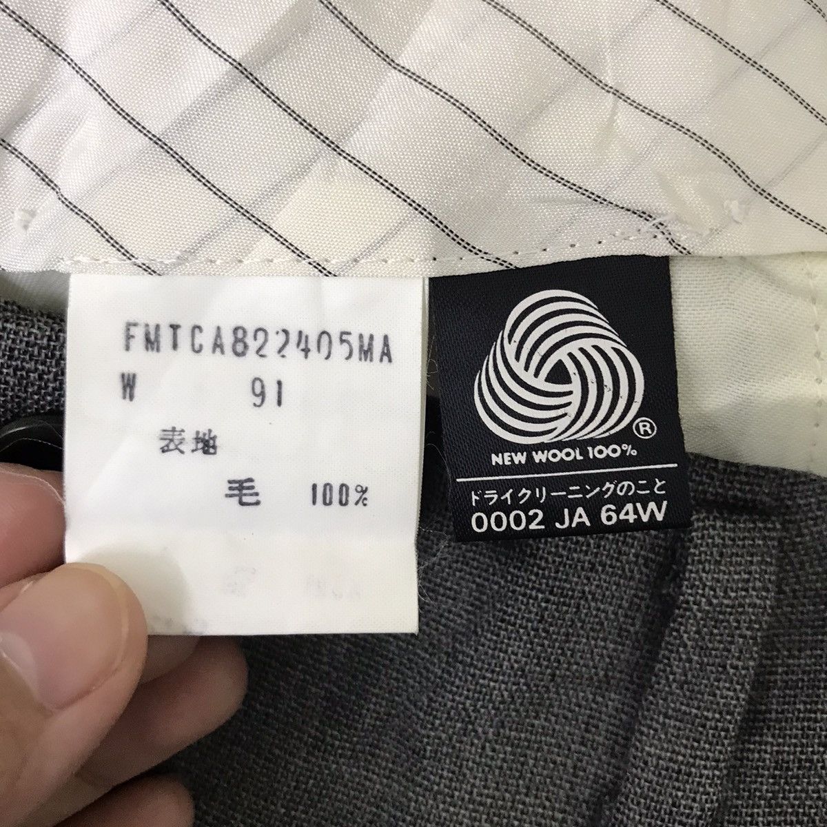 Moschino Vintage MOSCHINO Italy Brand Baggy Wool Trousers Pant Size US 34 / EU 50 - 4 Thumbnail