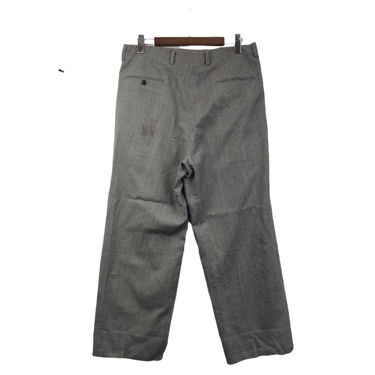 Moschino Vintage MOSCHINO Italy Brand Baggy Wool Trousers Pant Size US 34 / EU 50 - 6 Thumbnail