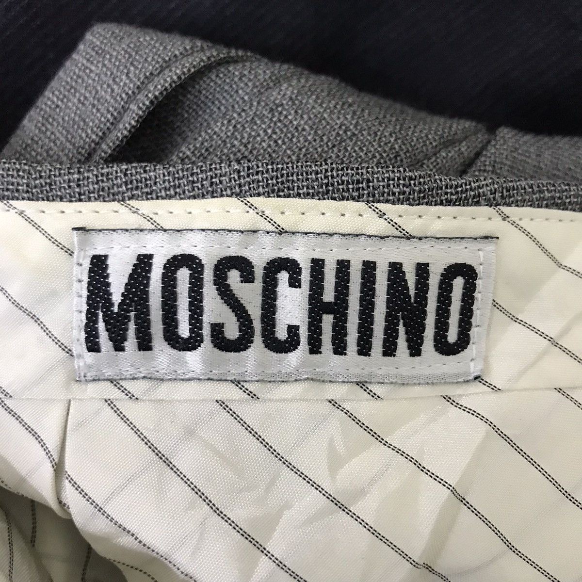 Moschino Vintage MOSCHINO Italy Brand Baggy Wool Trousers Pant Size US 34 / EU 50 - 3 Thumbnail