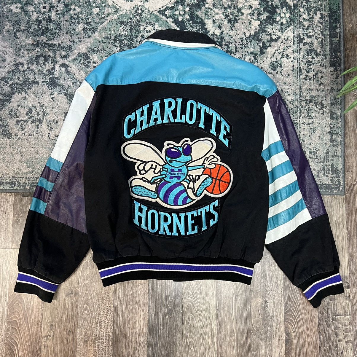 Vintage Charlotte Hornets Jeff Hamilton jacket 90s | Grailed