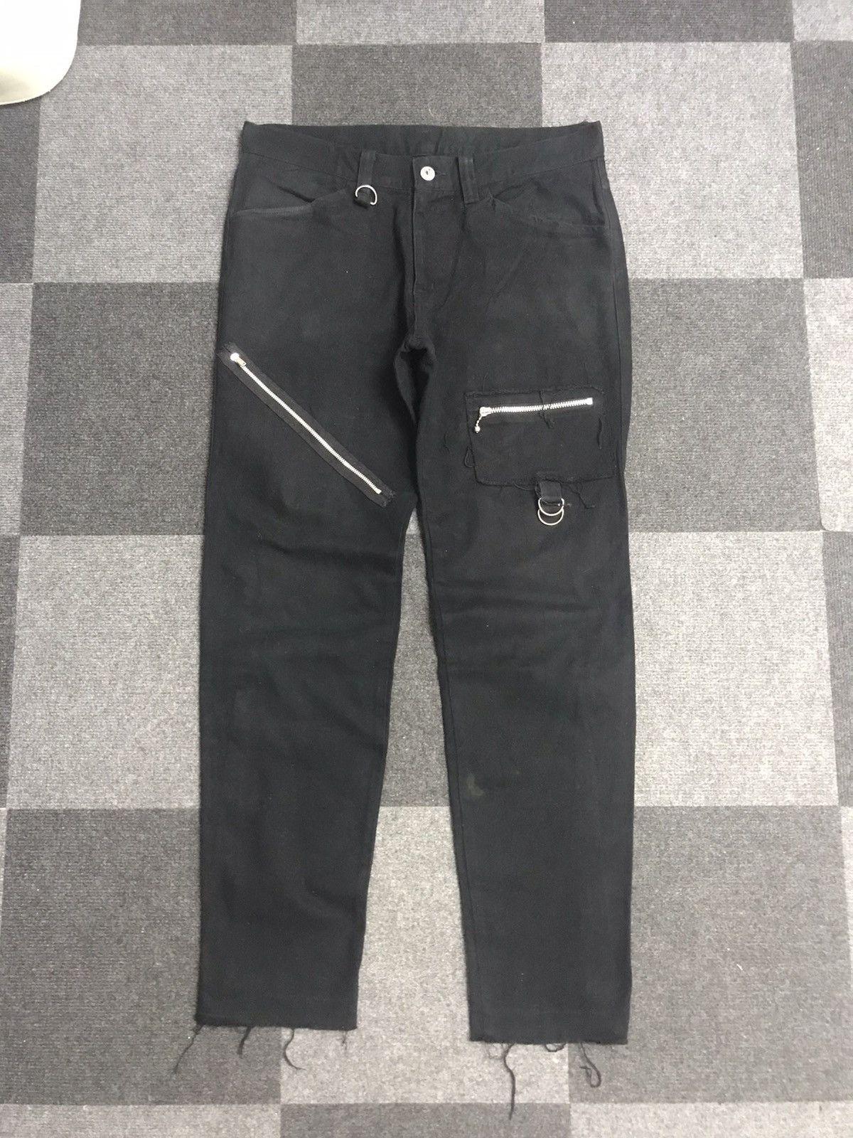 Japanese Brand KING MOB Rebel Street Punk NumberNine Undercover Style Pant Size US 32 / EU 48 - 2 Thumbnail