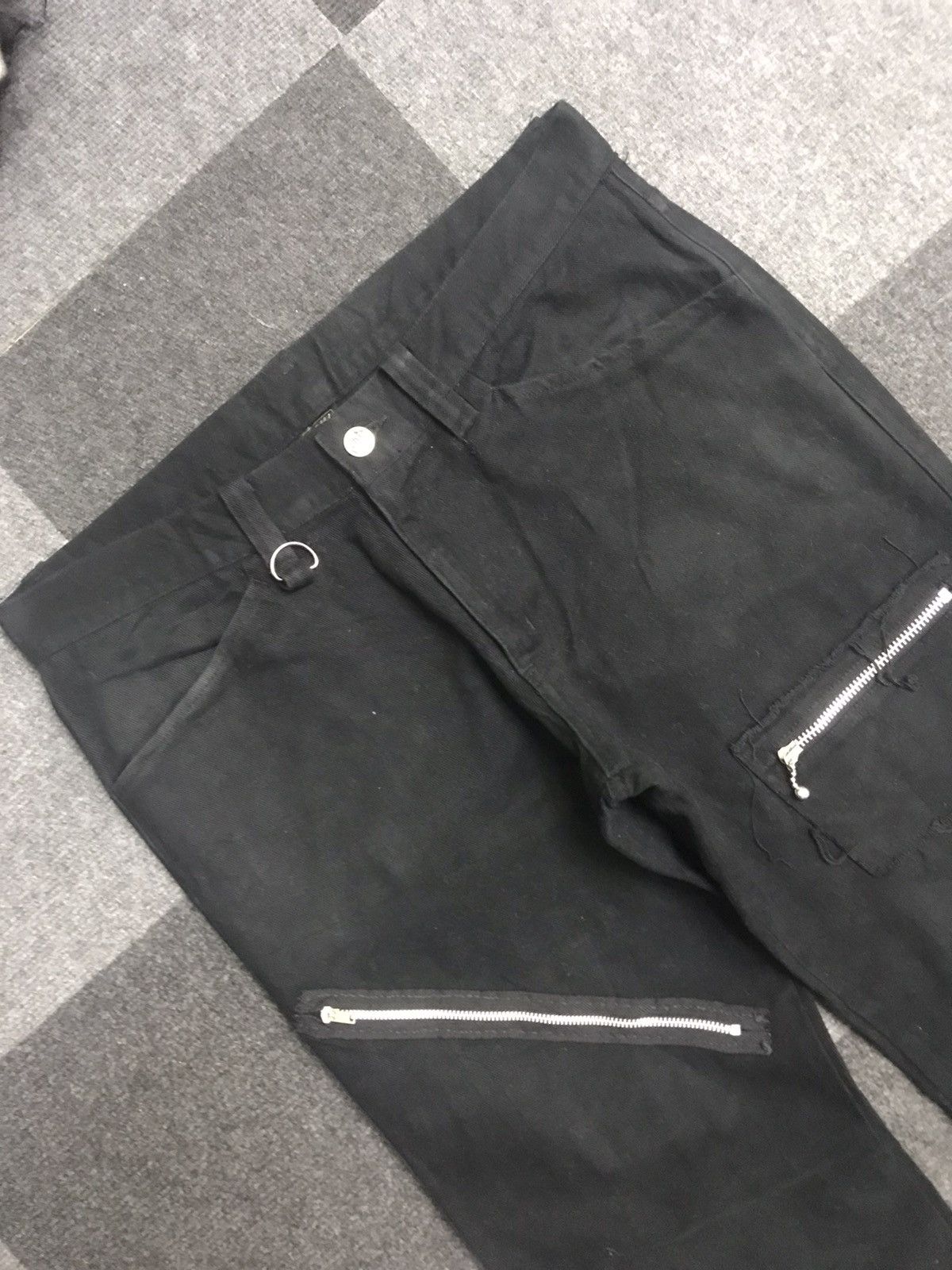 Japanese Brand KING MOB Rebel Street Punk NumberNine Undercover Style Pant Size US 32 / EU 48 - 3 Thumbnail