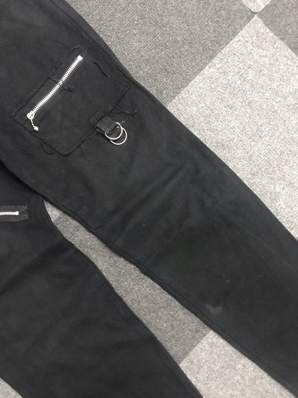 Japanese Brand KING MOB Rebel Street Punk NumberNine Undercover Style Pant Size US 32 / EU 48 - 4 Thumbnail