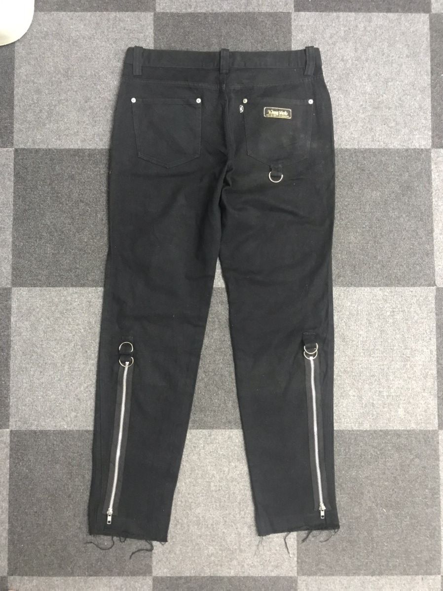 Japanese Brand KING MOB Rebel Street Punk NumberNine Undercover Style Pant Size US 32 / EU 48 - 1 Thumbnail
