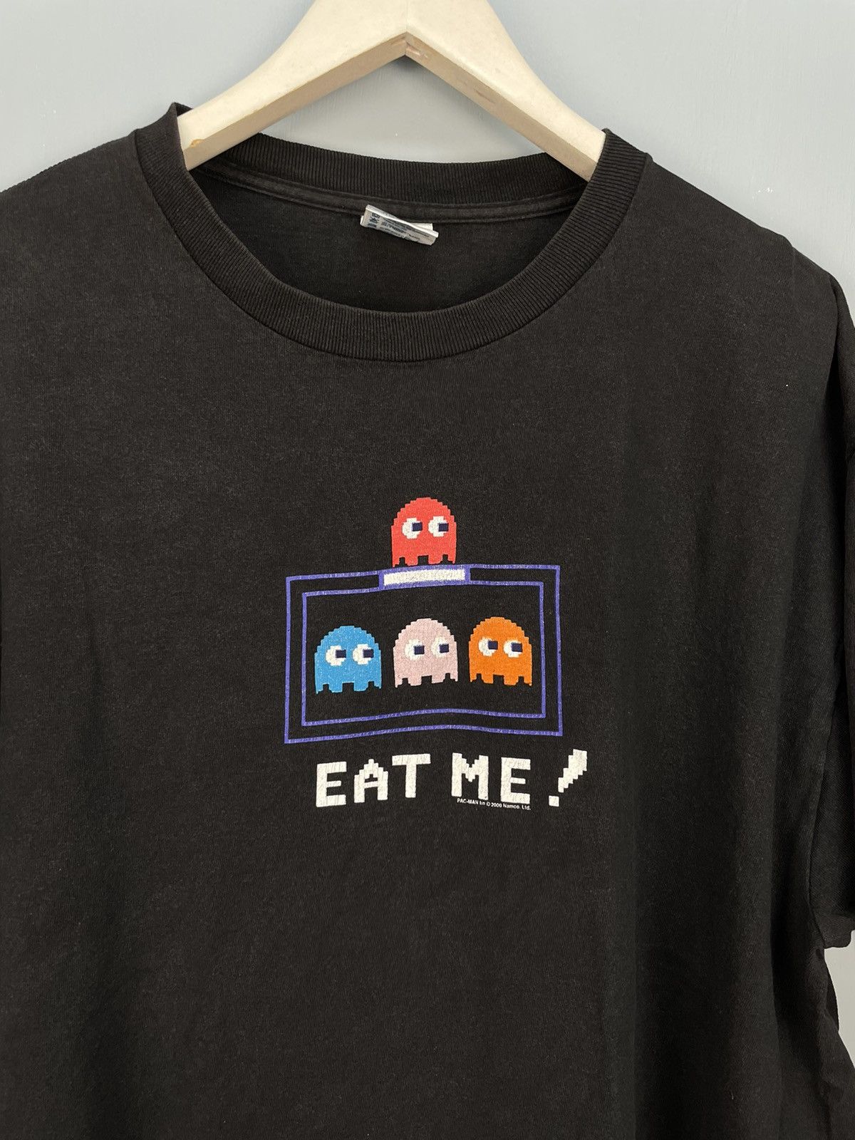 Nintendo Vintage Y2K Eat me! Pacman game promo t shirt Size US XL / EU 56 / 4 - 3 Thumbnail