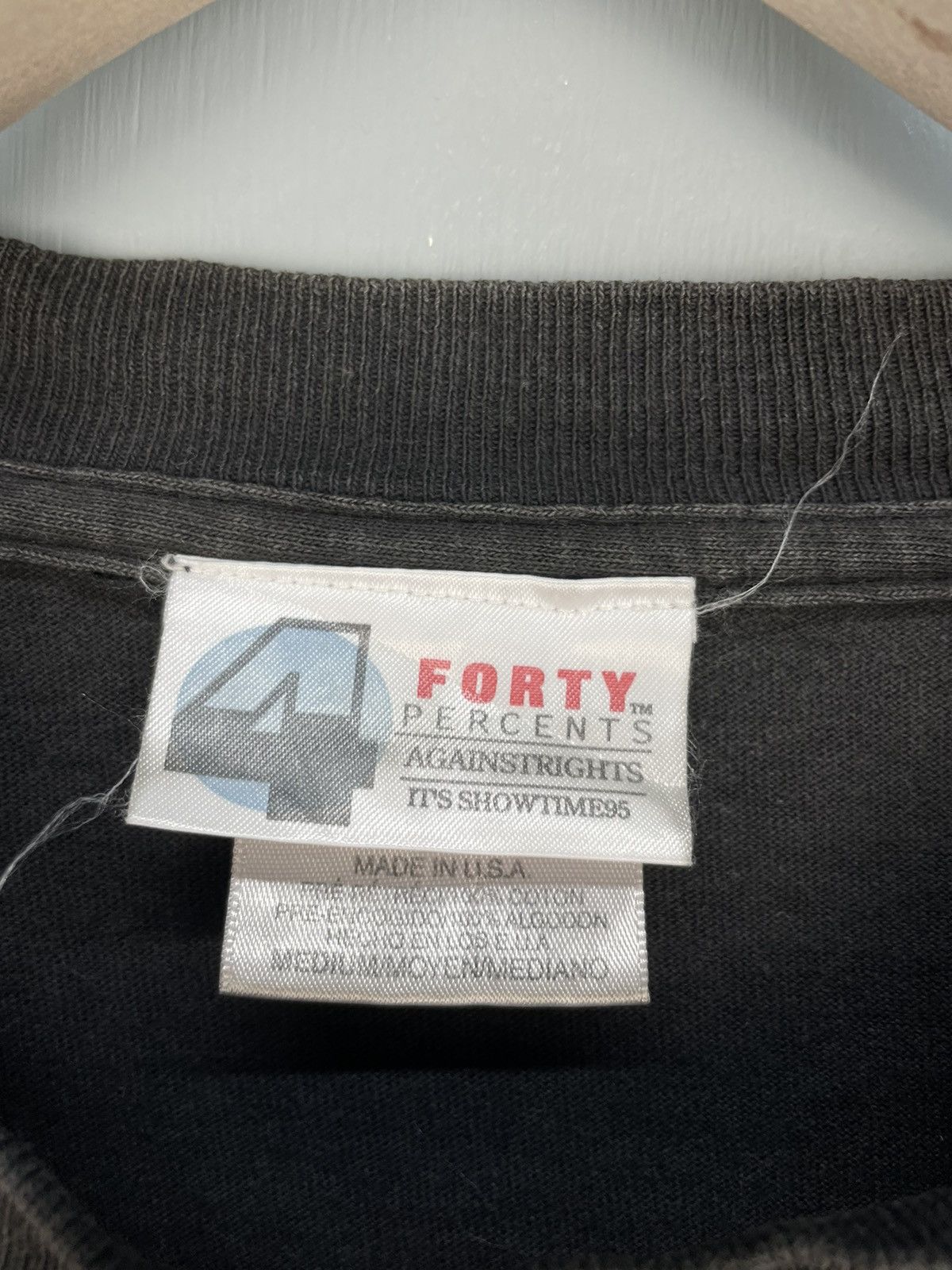 FPAR Vintage 90s Forty Percent Against Right FPAR t shirt Size US M / EU 48-50 / 2 - 5 Thumbnail