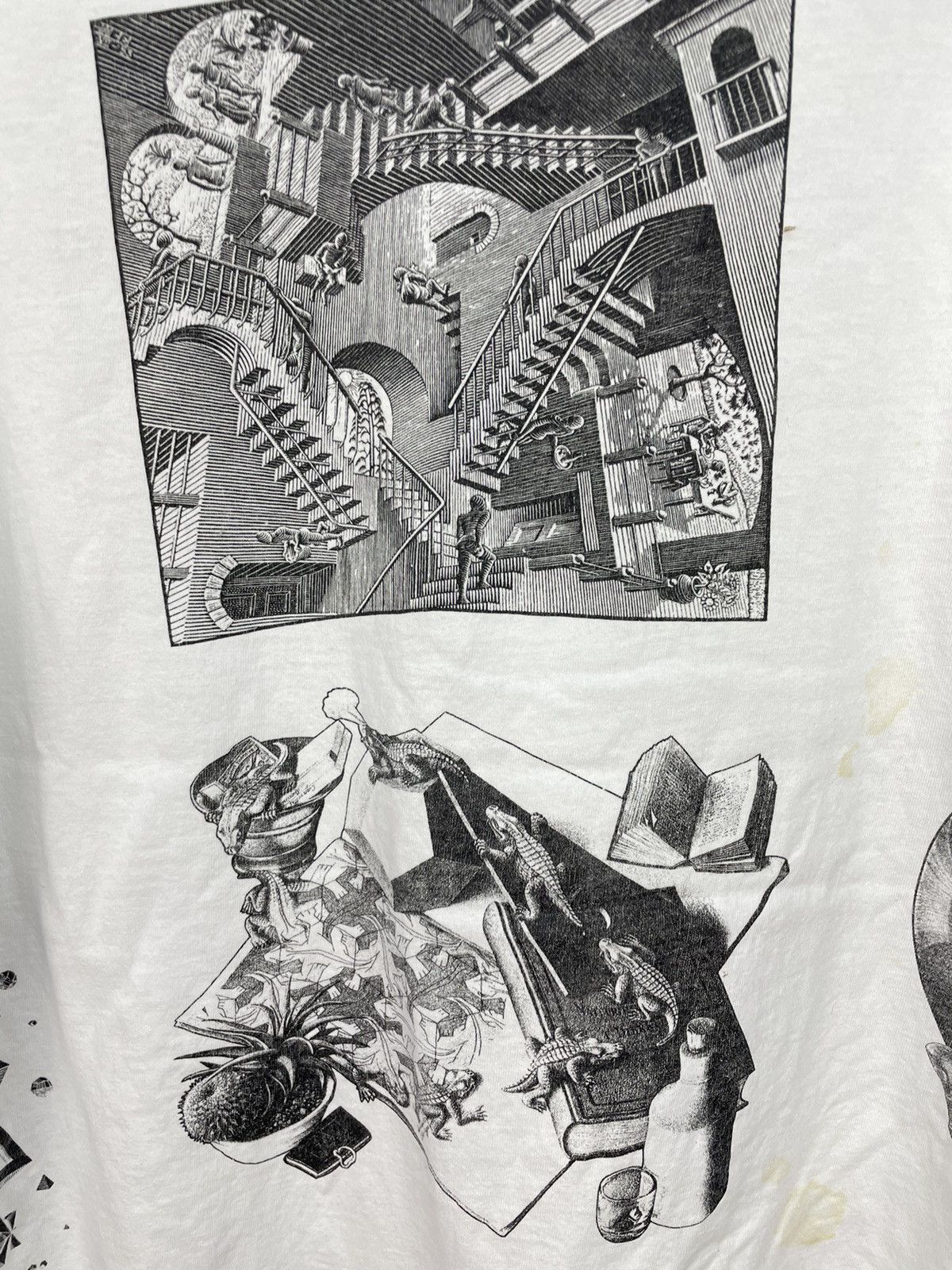 Vintage Vintage 80s M.C. Escher art t shirt Size US XL / EU 56 / 4 - 5 Thumbnail