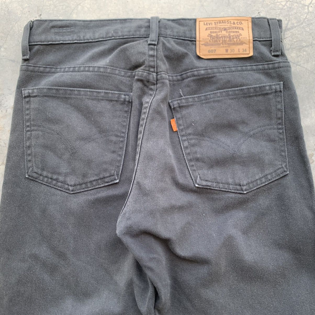 Levi's Levis 607 Black Denim Jeans Size W30x31 Size US 30 / EU 46 - 6 Thumbnail