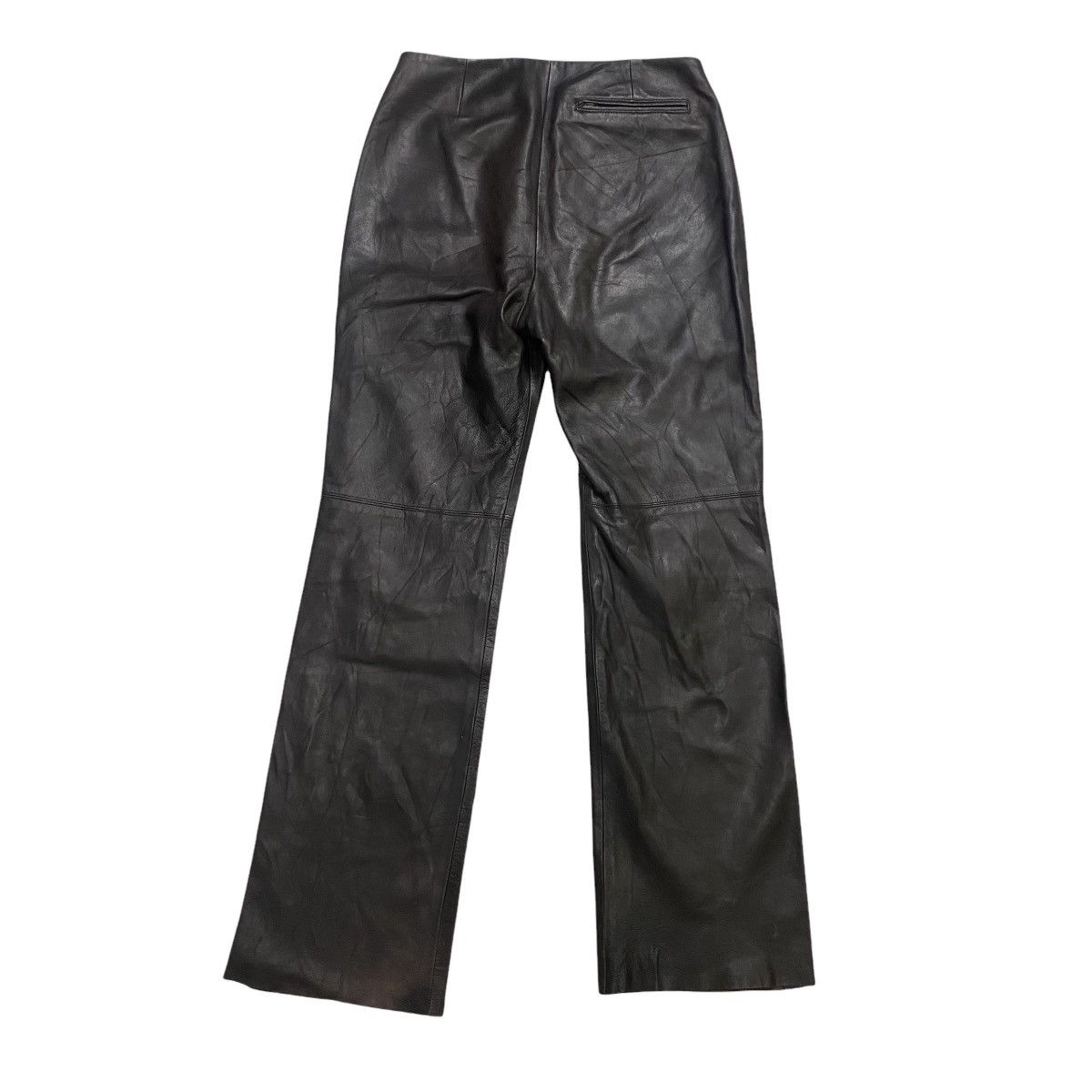 Genuine Leather × Leather × Ralph Lauren Ralph Lauren flare lamb leather pant Size 28" / US 6 / IT 42 - 2 Thumbnail