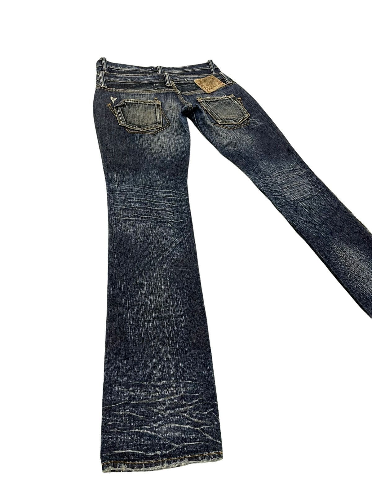 Japanese Brand Double Waist Slim Jeans Antgauge Distres Clawmark Denim 52🟦 Size US 29 - 12 Thumbnail