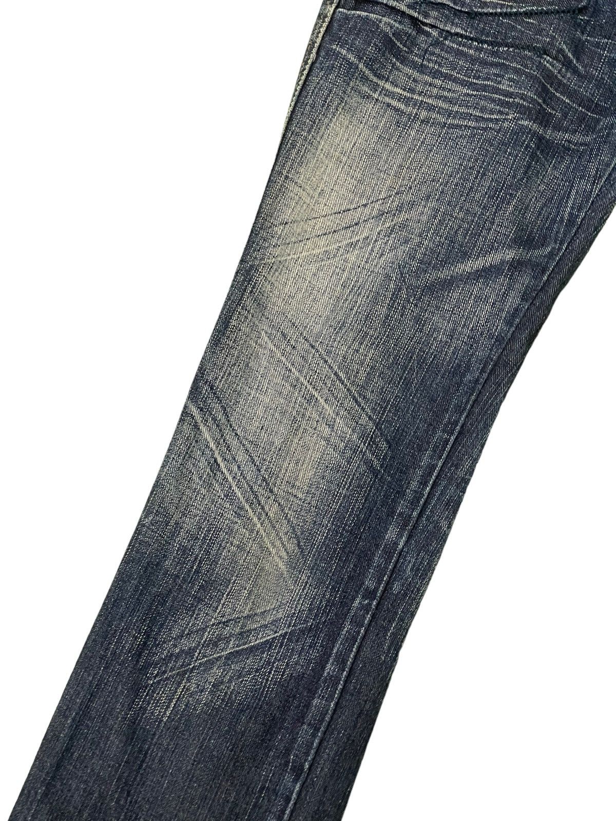 Japanese Brand Double Waist Slim Jeans Antgauge Distres Clawmark Denim 52🟦 Size US 29 - 6 Thumbnail