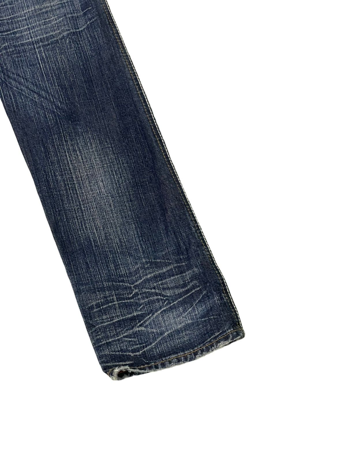 Japanese Brand Double Waist Slim Jeans Antgauge Distres Clawmark Denim 52🟦 Size US 29 - 14 Thumbnail