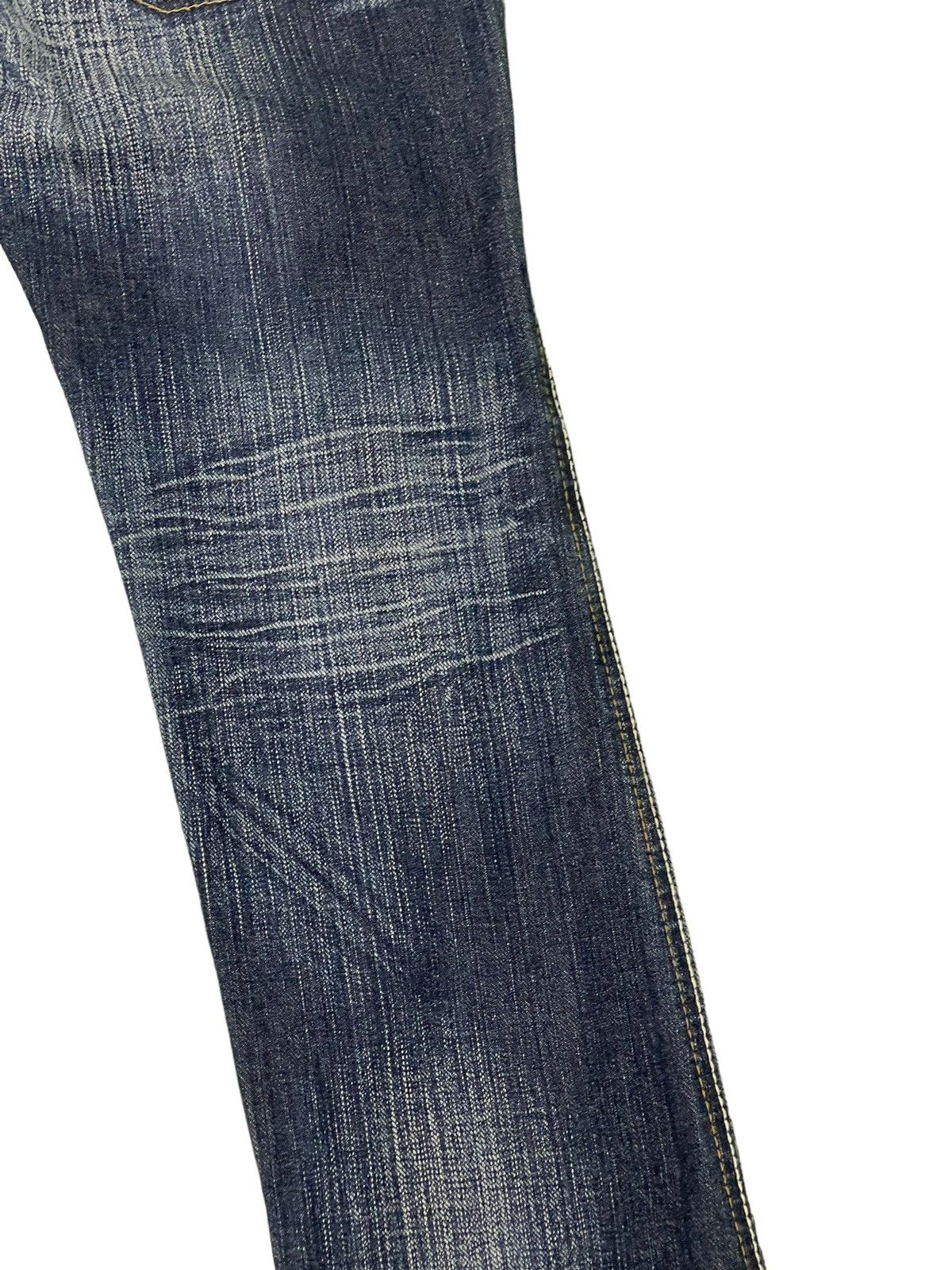 Japanese Brand Double Waist Slim Jeans Antgauge Distres Clawmark Denim 52🟦 Size US 29 - 17 Thumbnail