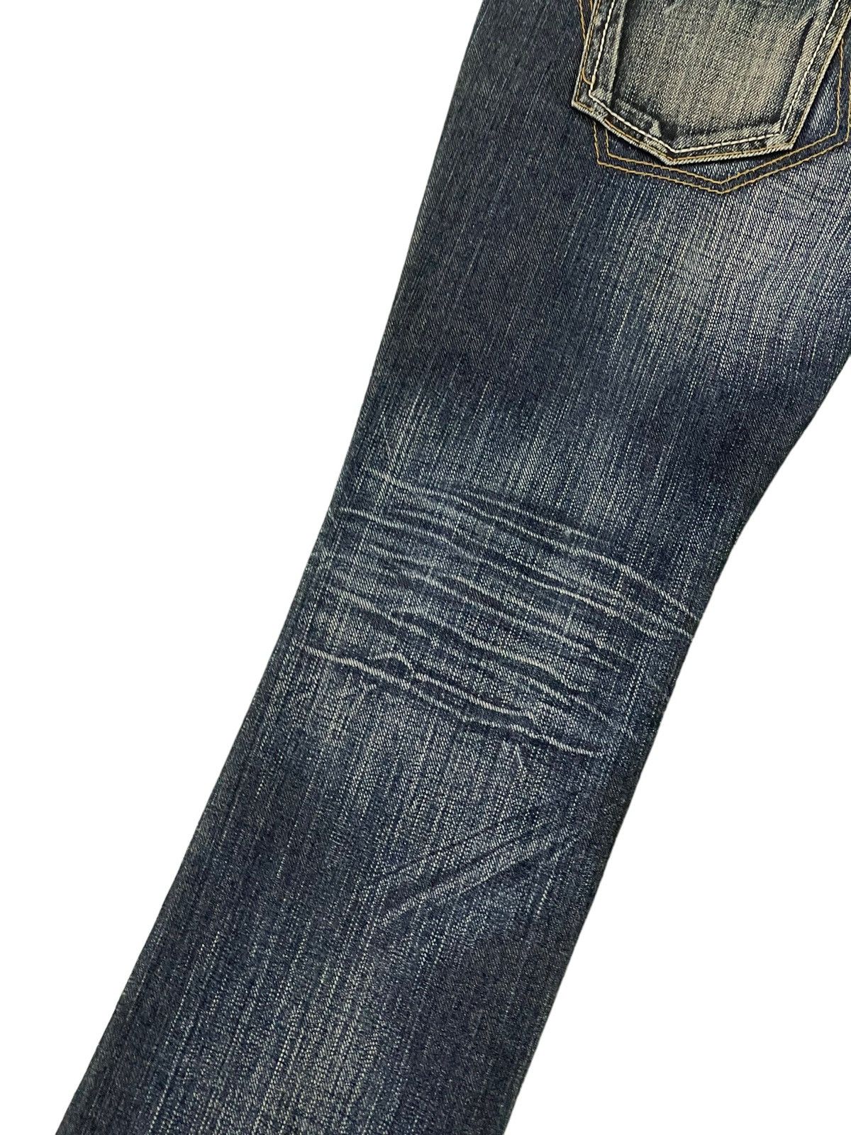 Japanese Brand Double Waist Slim Jeans Antgauge Distres Clawmark Denim 52🟦 Size US 29 - 16 Thumbnail