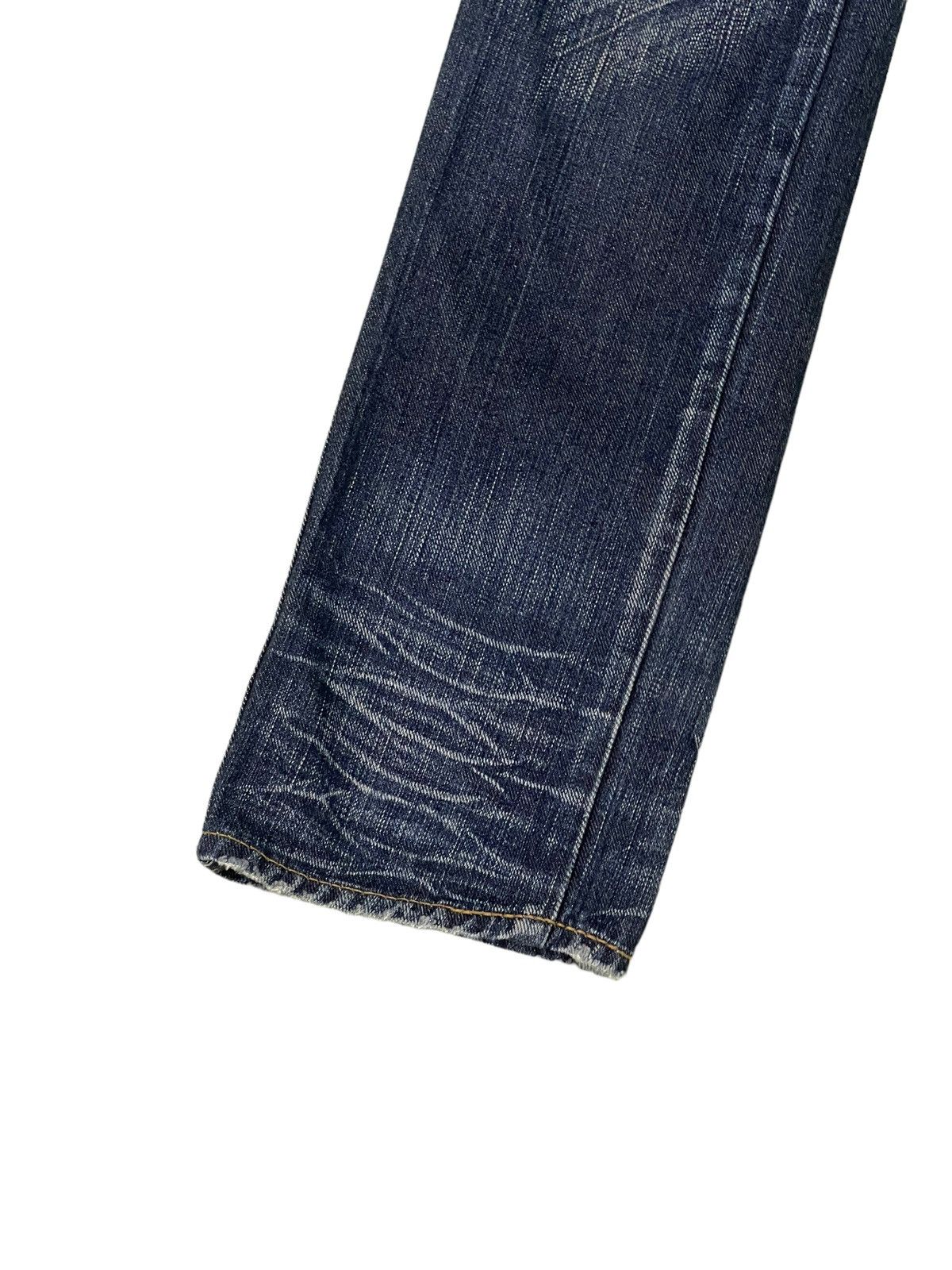 Japanese Brand Double Waist Slim Jeans Antgauge Distres Clawmark Denim 52🟦 Size US 29 - 5 Thumbnail