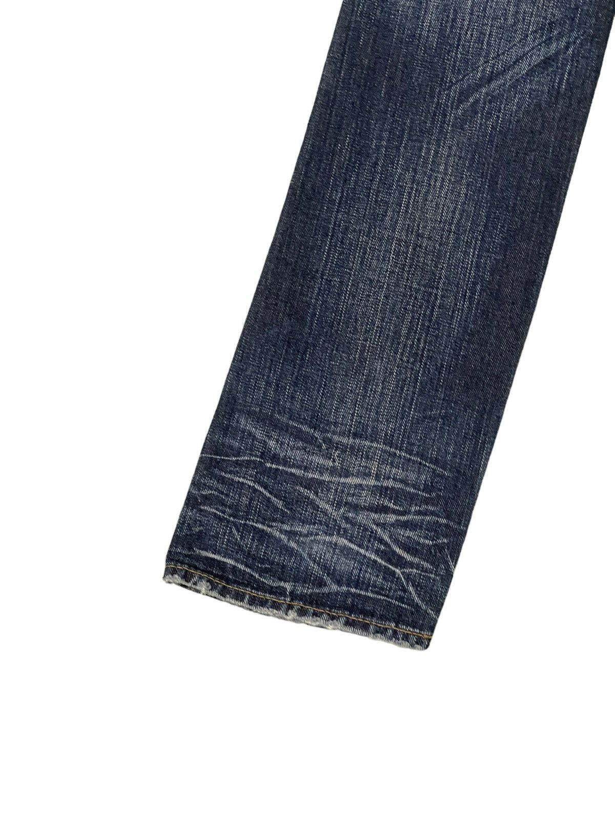 Japanese Brand Double Waist Slim Jeans Antgauge Distres Clawmark Denim 52🟦 Size US 29 - 15 Thumbnail