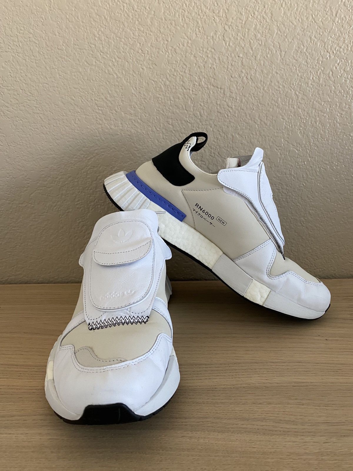 Adidas adidas Futurepacer White Leather Sneakers AQ0907 Size US 11 / EU 44 - 1 Thumbnail